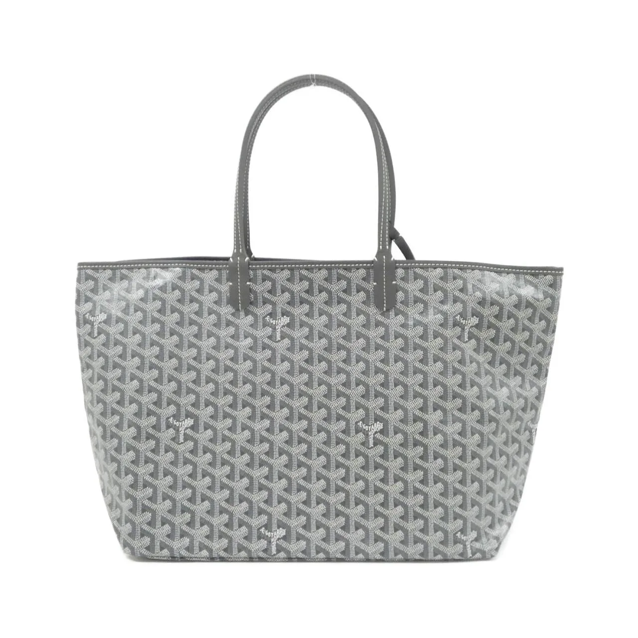 GOYARD Saint Louis AMA LOUIS PM Tote Canvas 灰色 帆布 中古品A - 縮圖 2
