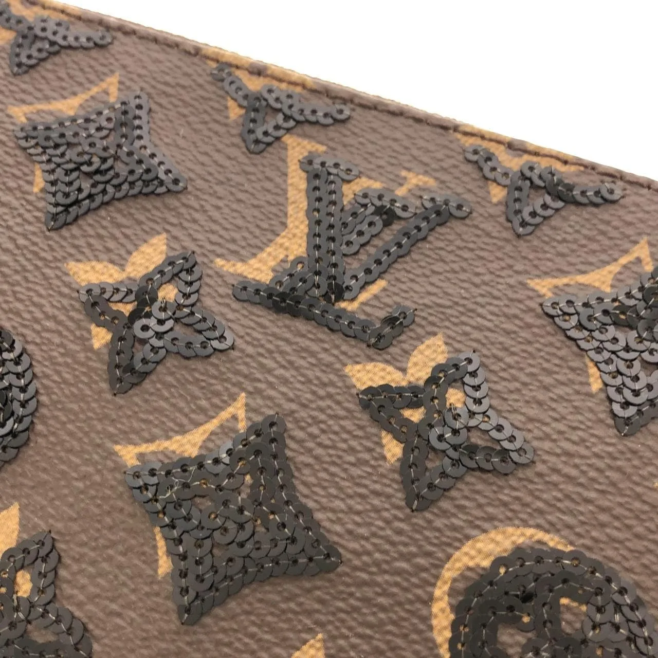 LOUIS VUITTON Pochette M26473 Pochette Monogram Black Monogram Rank A - Thumbnail 5