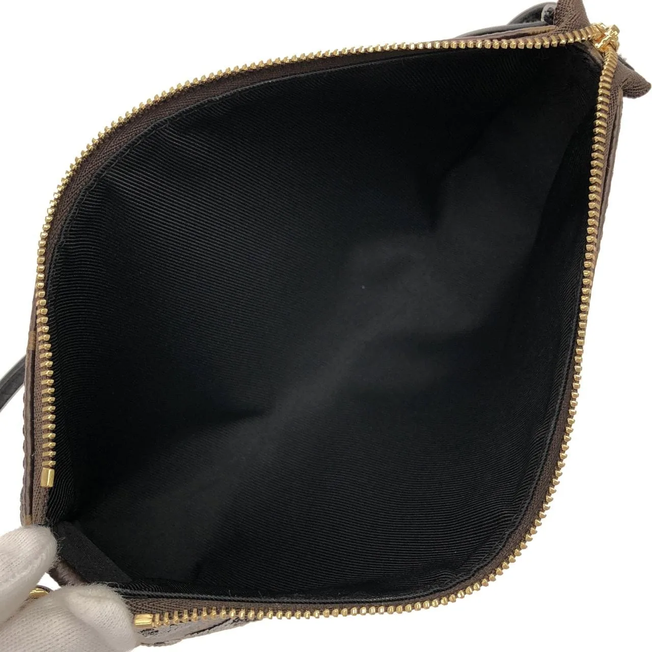 LOUIS VUITTON Pochette M26473 Pochette Monogram Black Monogram Rank A - Thumbnail 7