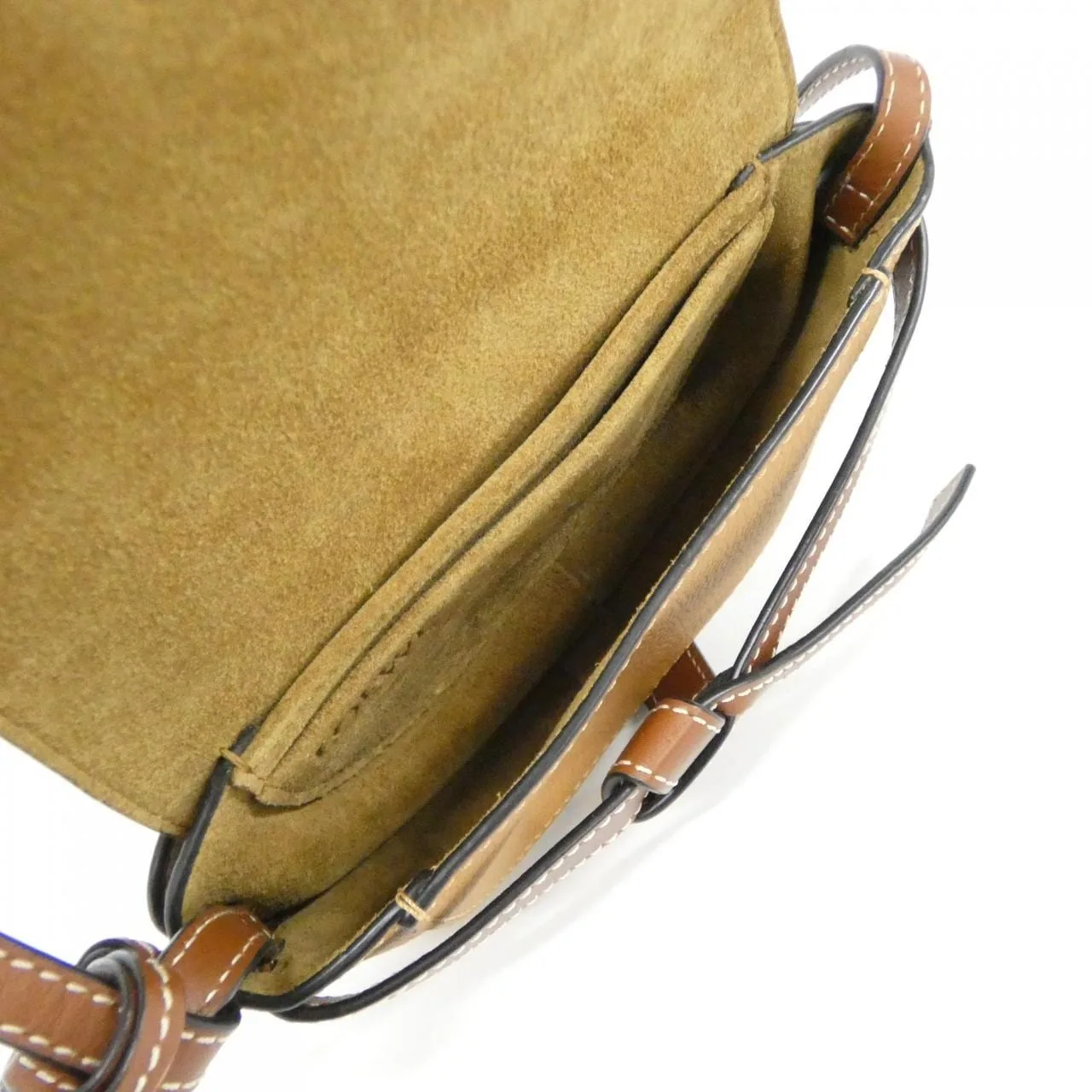 LOEWE Gate 321 12 U62 Shoulder 黑色 中古品A - 縮圖 9