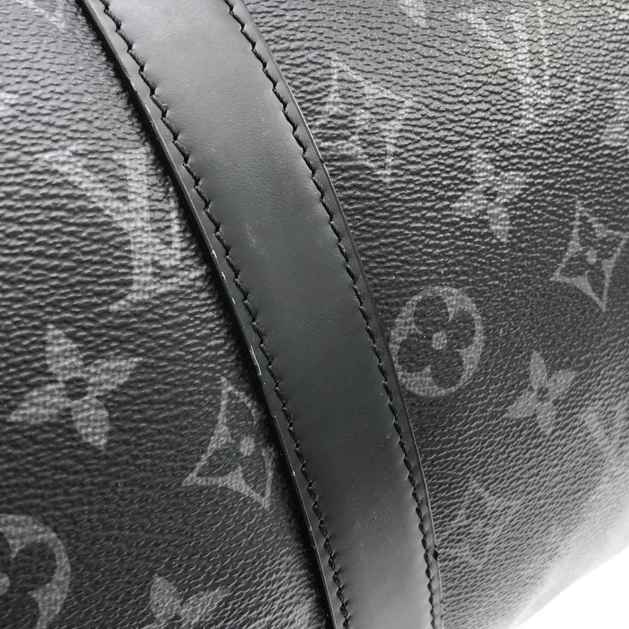 LOUIS VUITTON Eclipse M40569 Boston Monogram 黑色 Monogram 中古品B - 縮圖 3