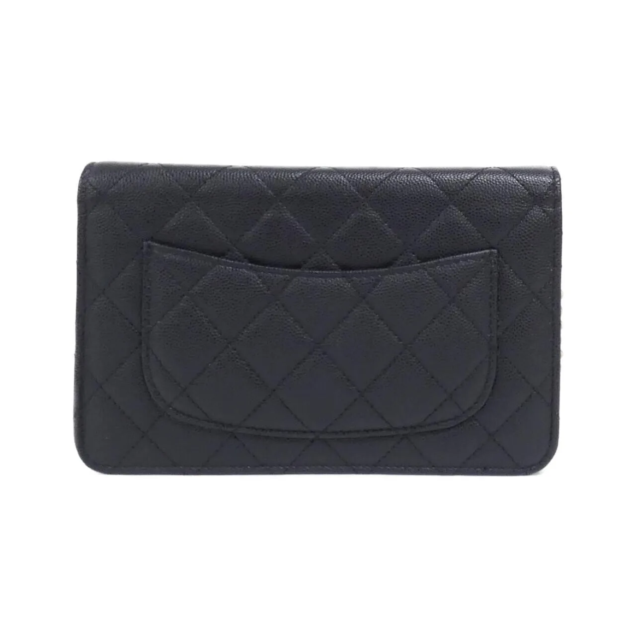 CHANEL Chanel 19 AP3516 Wallet Grained Calfskin 黑色 荔枝紋牛皮 中古品A - 縮圖 2