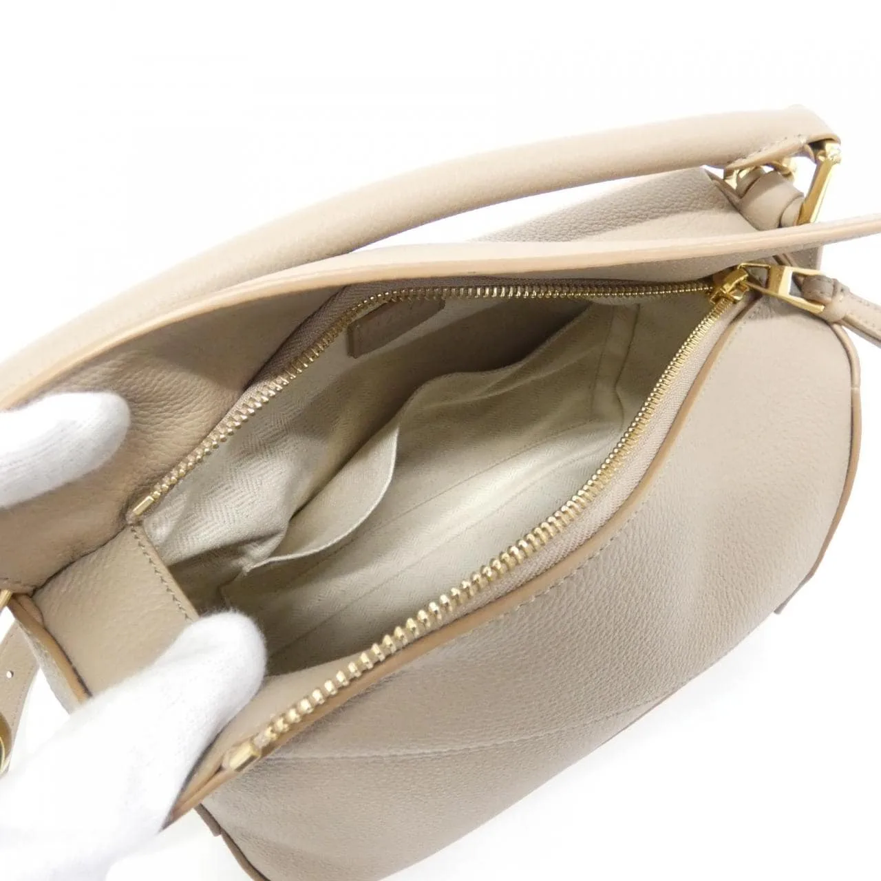 LOEWE Puzzle A510P60X30 Handbag 黑色 中古品A - 縮圖 6