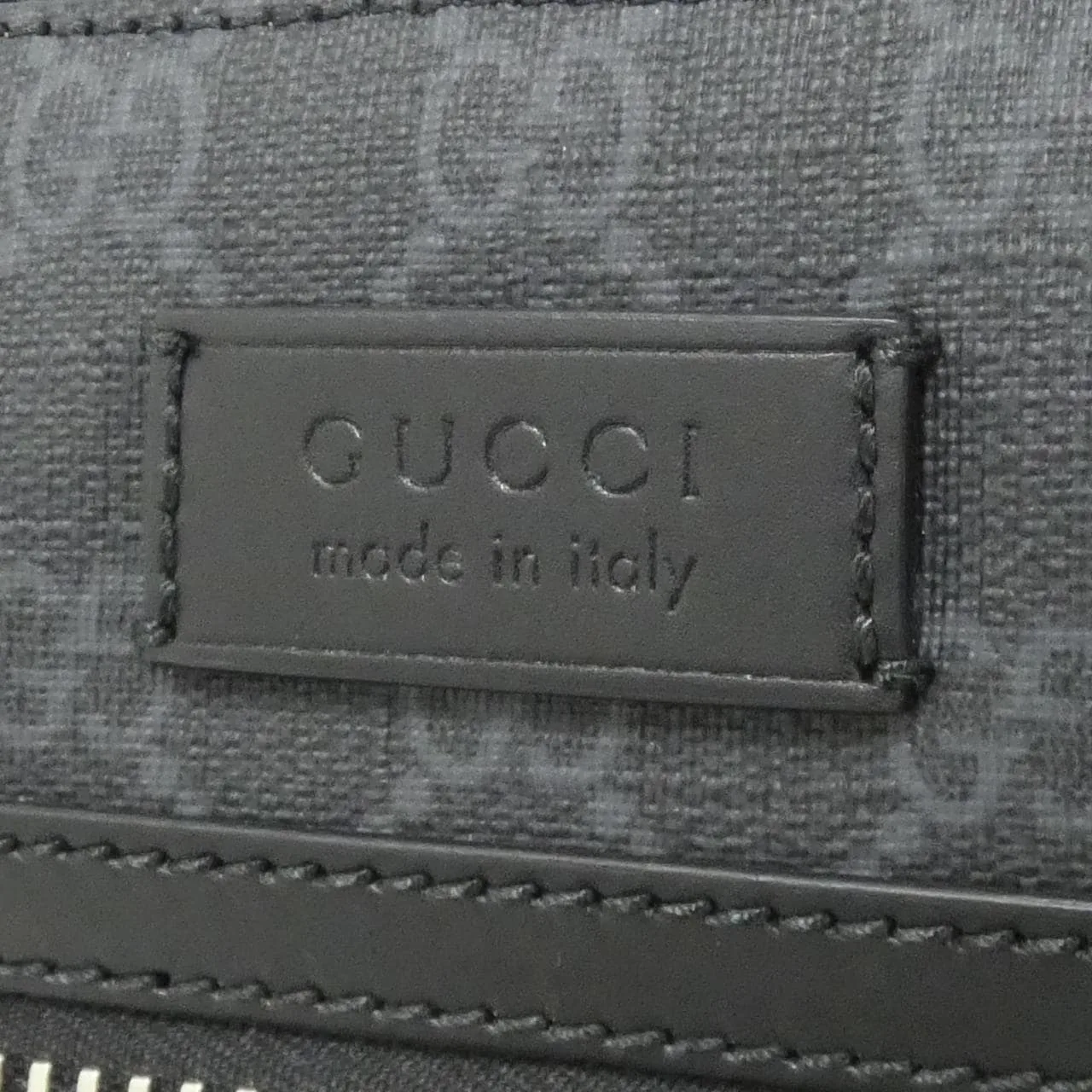 GUCCI 523599 K5RLN Shoulder Canvas Black Canvas Rank A - Thumbnail 4