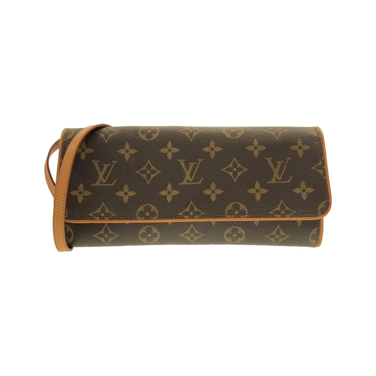 LOUIS VUITTON Pochette M51852 Shoulder Monogram Black
