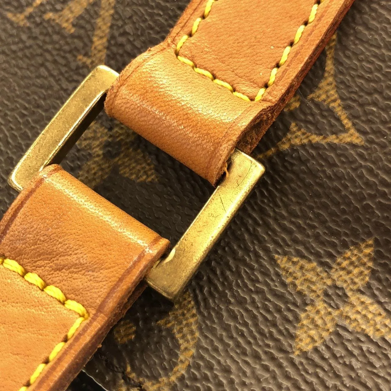 LOUIS VUITTON Caba Piano M51148 Handbag Monogram 黑色 Monogram 中古品B - 縮圖 5