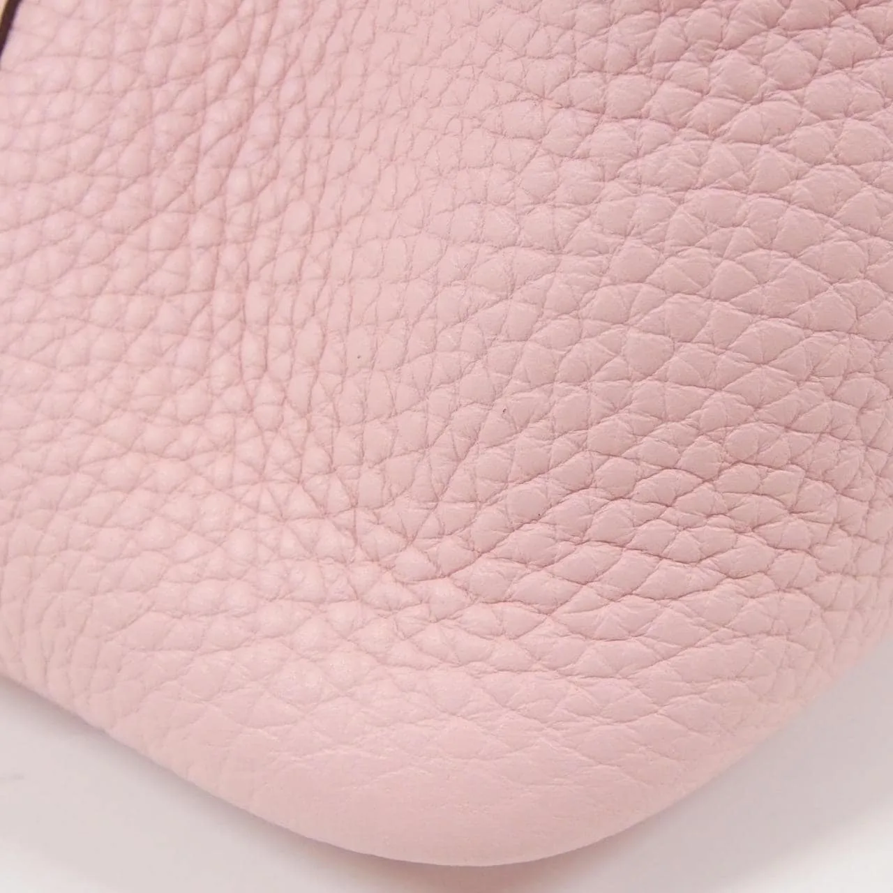 HERMES Picotin 056289CK Handbag Clemence 黑色 Clemence 皮 中古品A - 縮圖 4