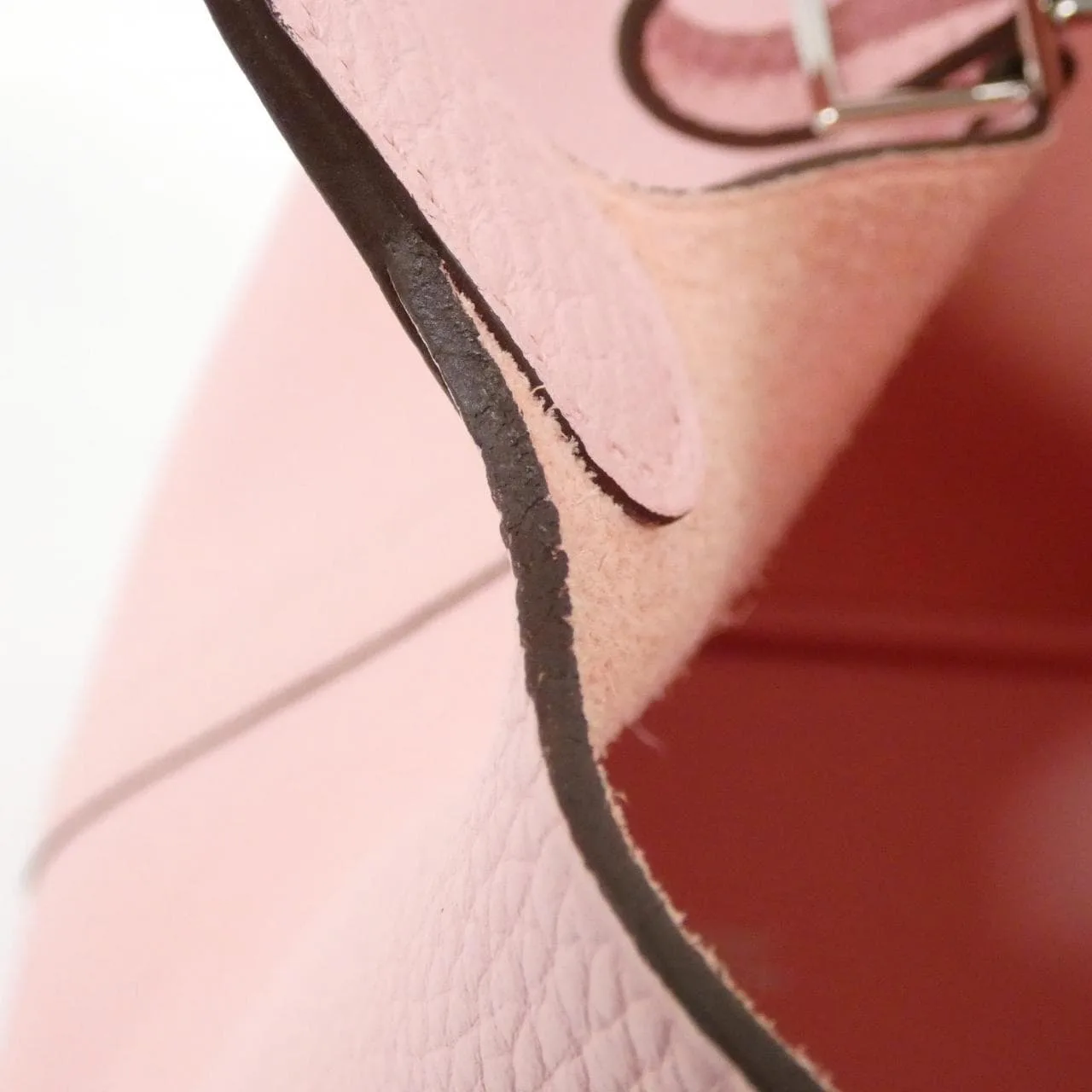 HERMES Picotin 056289CK Handbag Clemence 黑色 Clemence 皮 中古品A - 縮圖 6