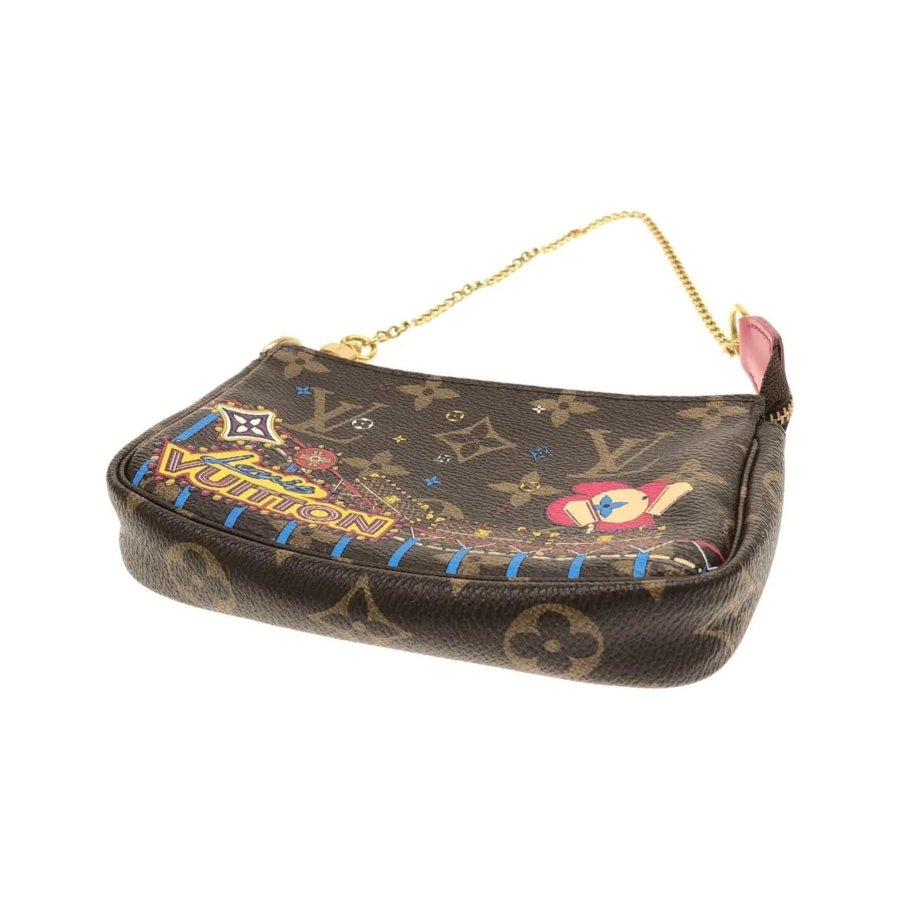 LOUIS VUITTON Pochette M69752 Pochette Monogram 黑色 Monogram 中古品B - 縮圖 3