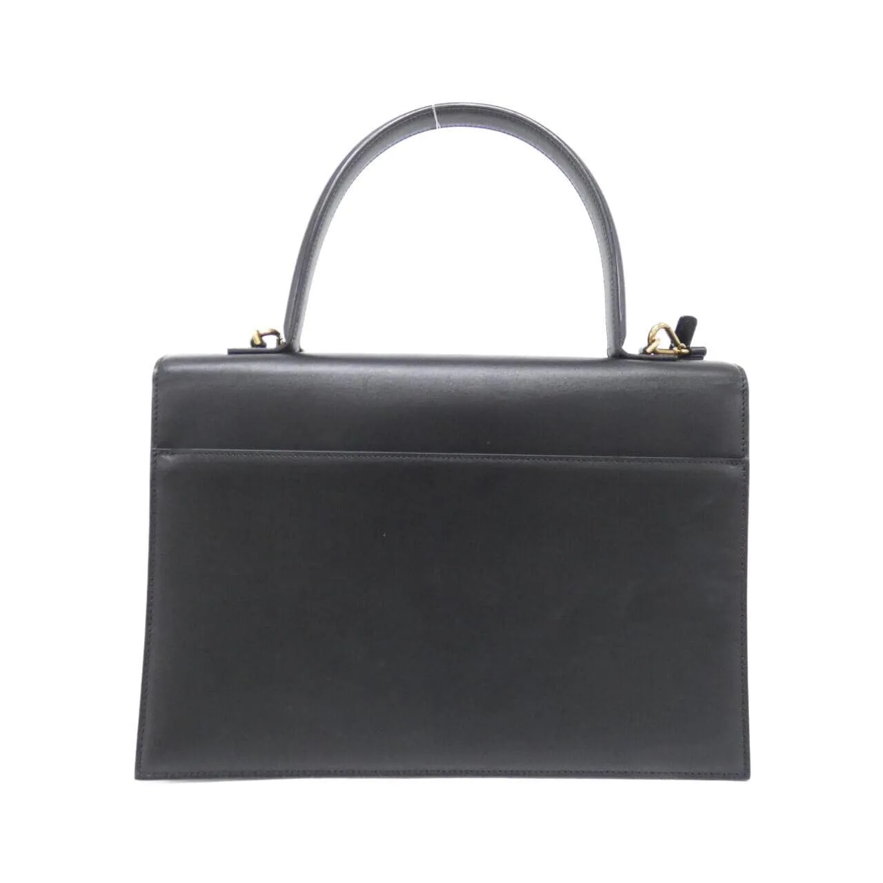 BALENCIAGA 580642 0D22M Handbag Leather 黑色 皮革 中古品A - 縮圖 2