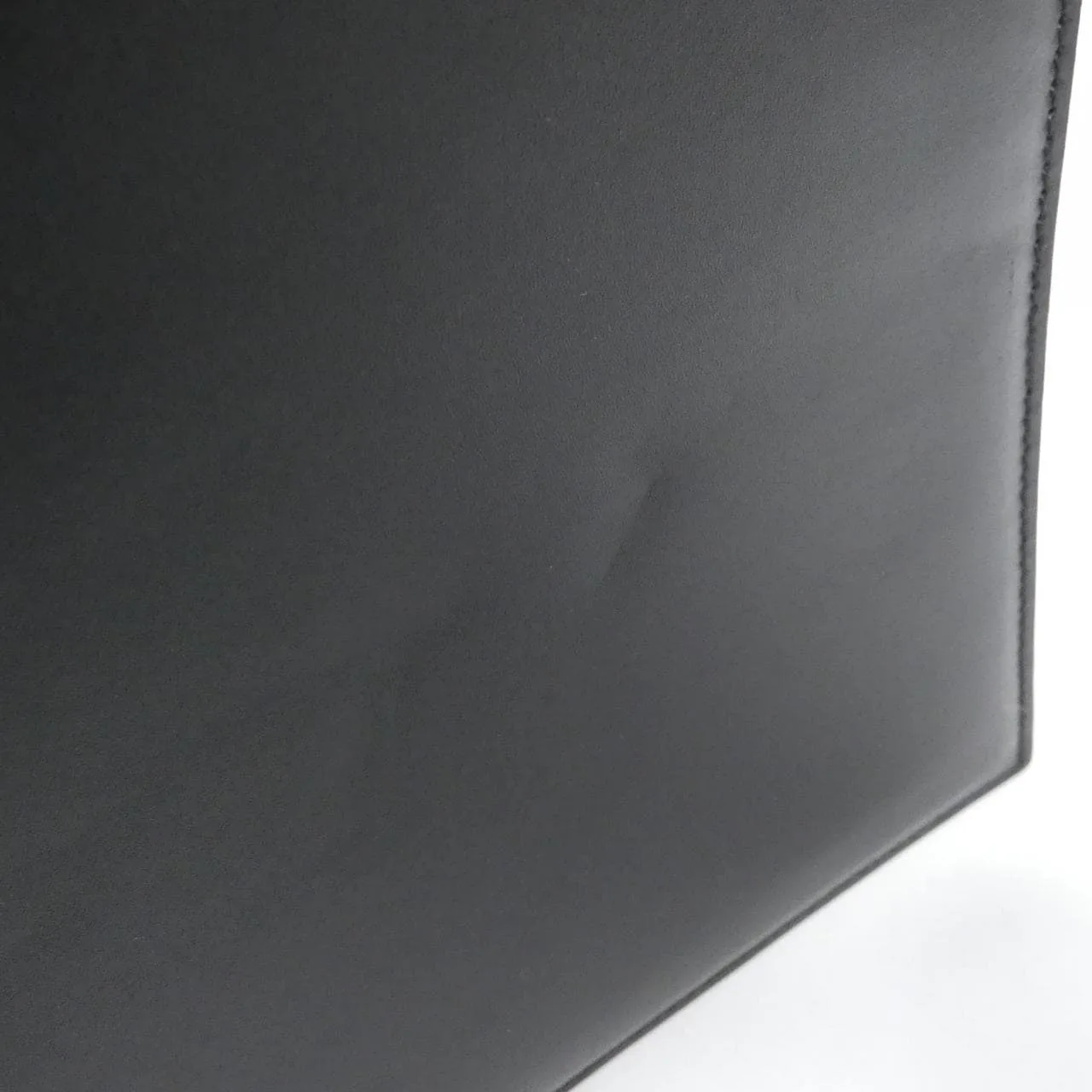 BALENCIAGA 580642 0D22M Handbag Leather 黑色 皮革 中古品A - 縮圖 6