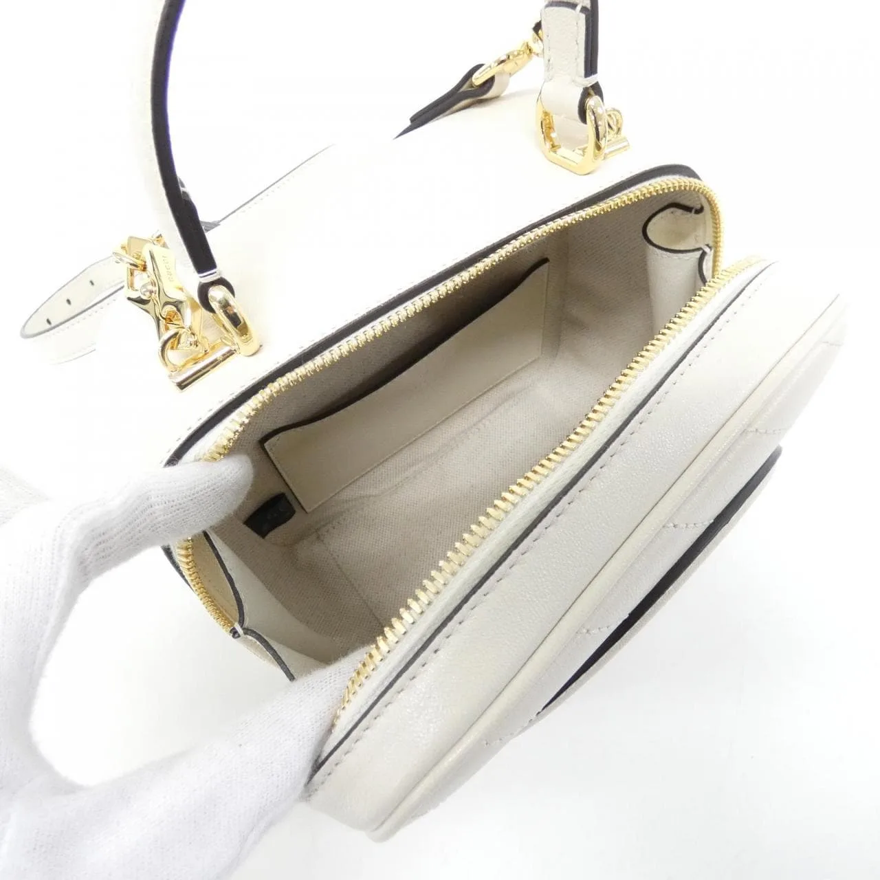 GUCCI Blondie 744434 1IV0G Handbag Leather Black Leather Rank A - Thumbnail 7