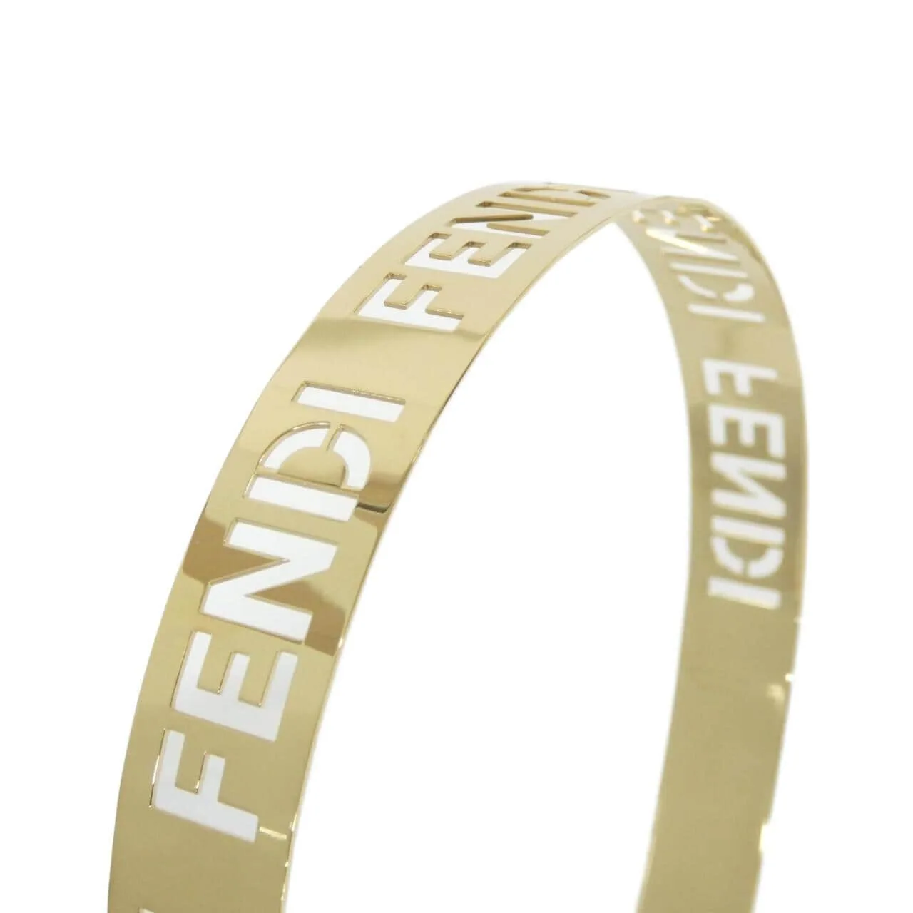 FENDI 8AH080 B08 Accessories 金色 中古品A - 縮圖 3