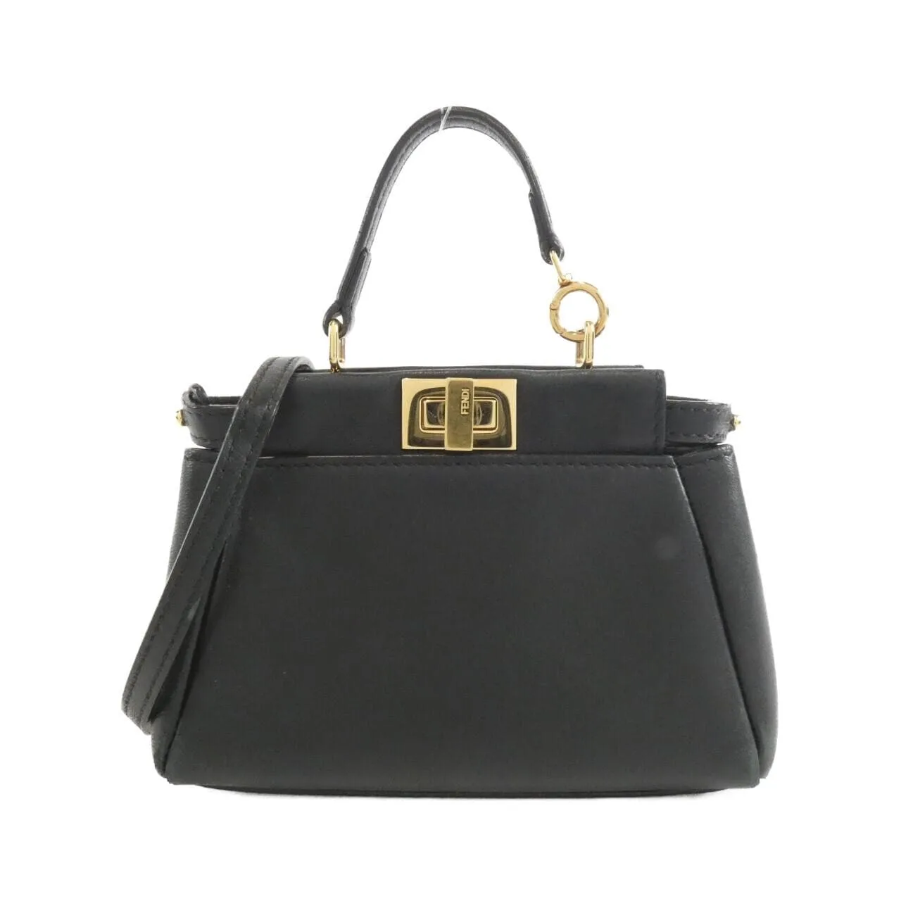 FENDI Peekaboo 8M0355 K47 Handbag Lambskin