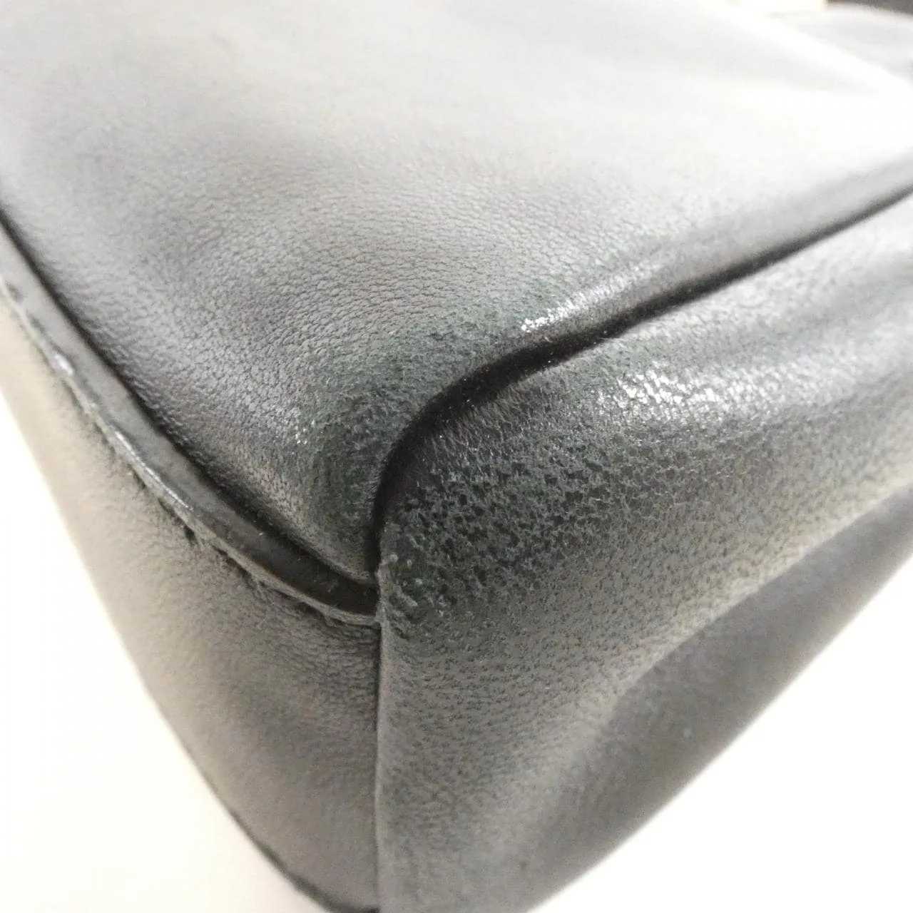 FENDI Peekaboo 8M0355 K47 Handbag Lambskin Black Lambskin Rank B - Thumbnail 2