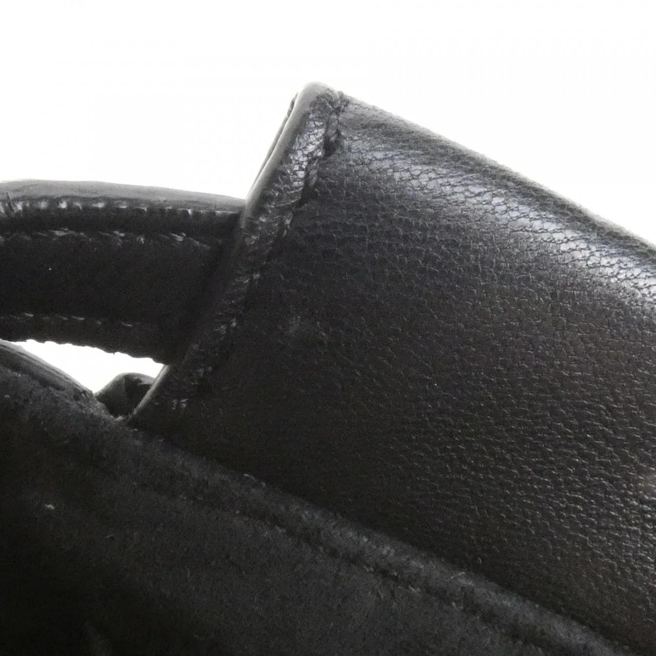 FENDI Peekaboo 8M0355 K47 Handbag Lambskin Black Lambskin Rank B - Thumbnail 10