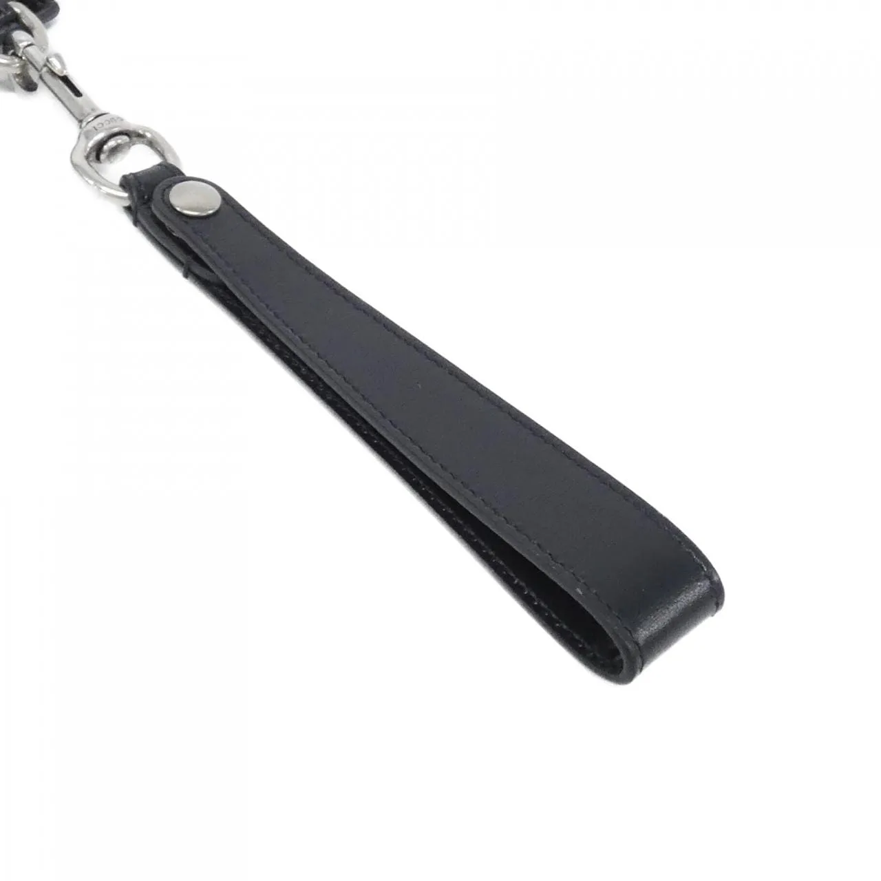 GUCCI 475317 Handbag Leather 黑色 皮革 中古品A - 縮圖 7