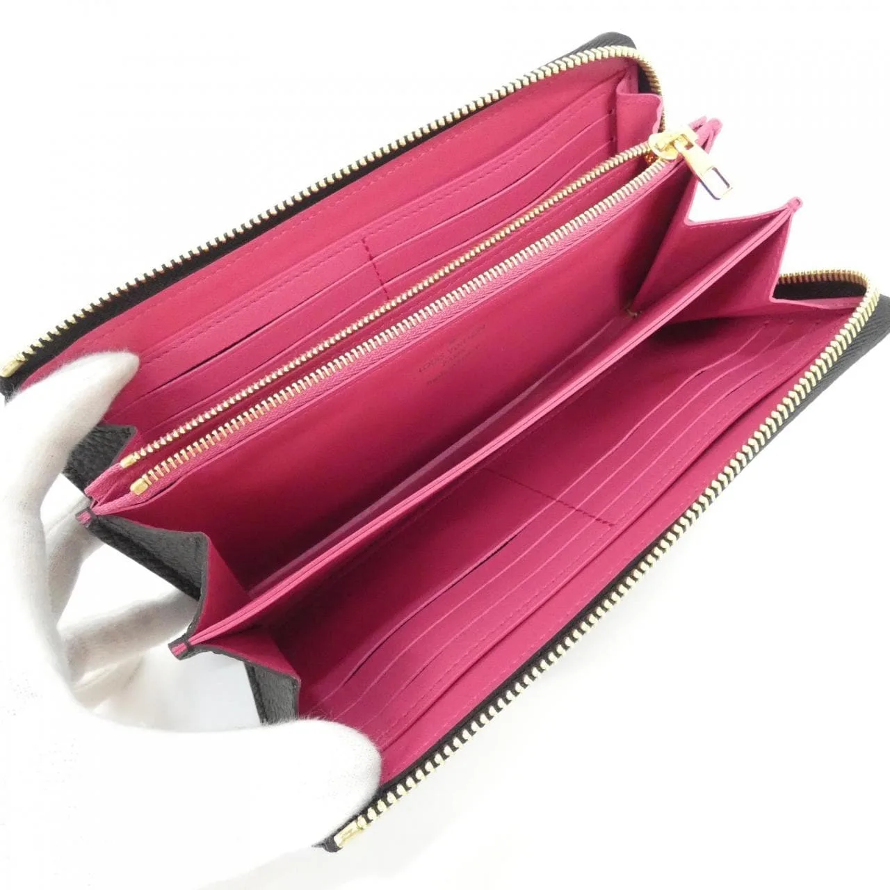 LOUIS VUITTON M63102 Wallet Black Rank A - Thumbnail 6