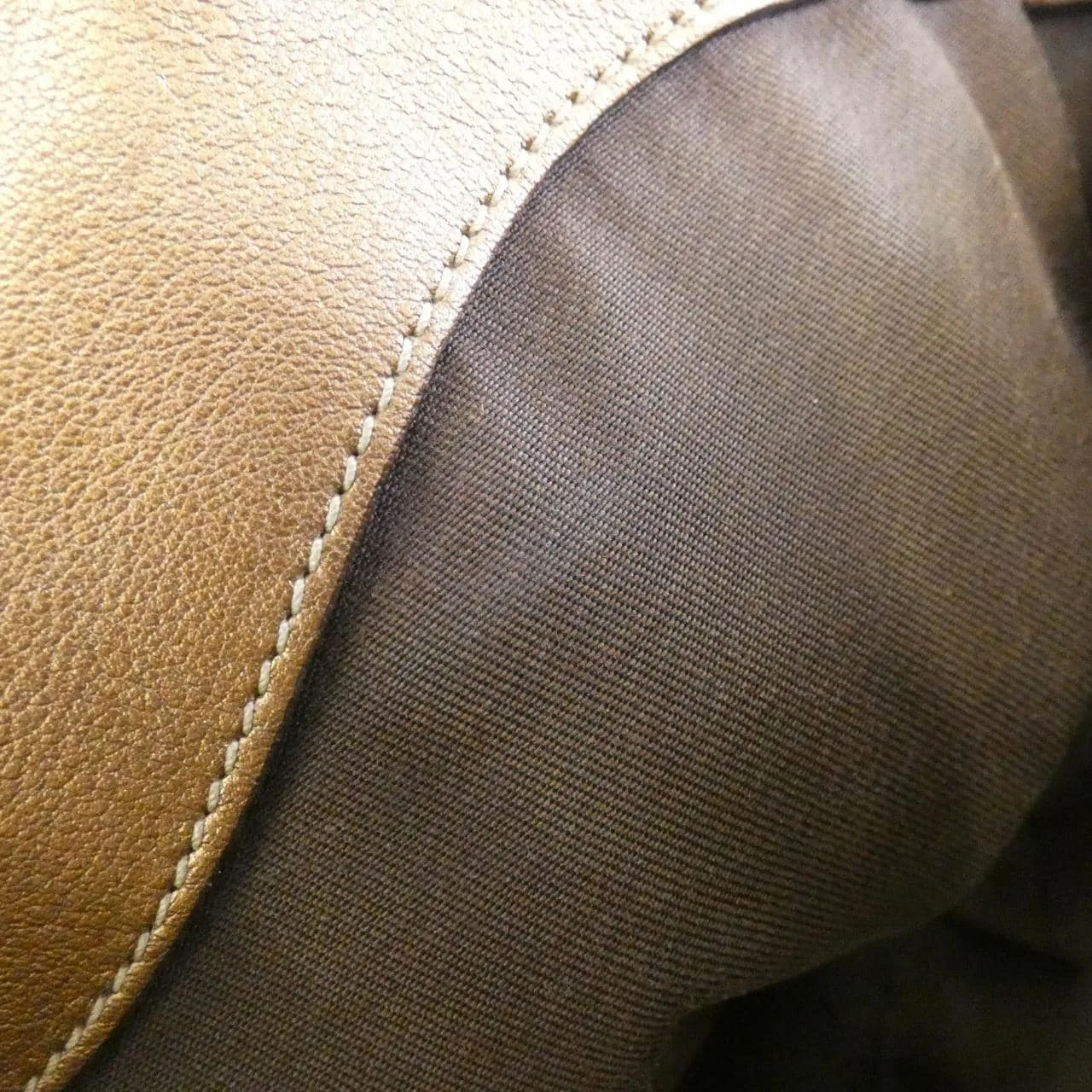 GUCCI 211944 Handbag Canvas 金色 帆布 中古品B - 縮圖 10