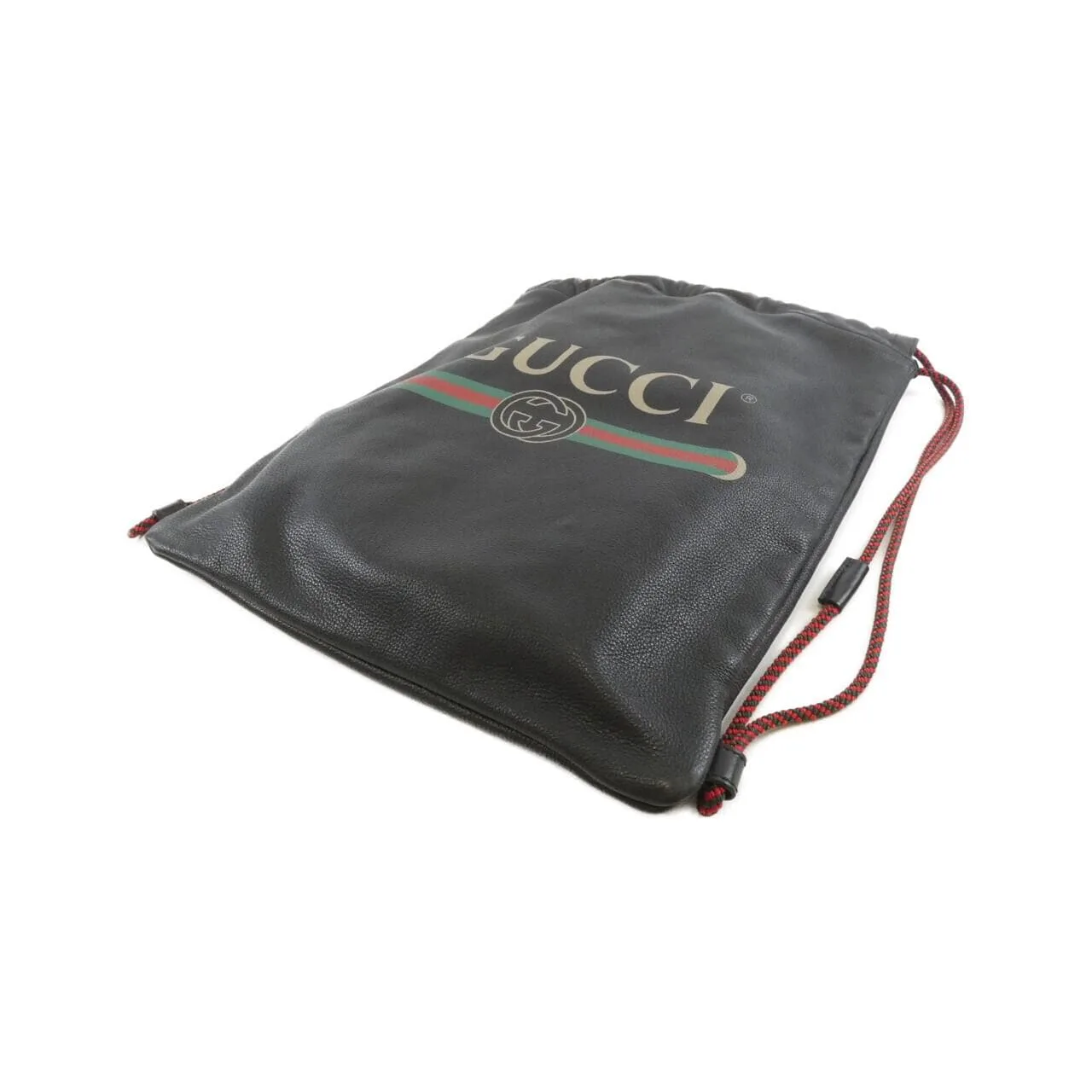 GUCCI 516639 OGCBT 背包 皮革 黑色 皮革 中古品B - 縮圖 3