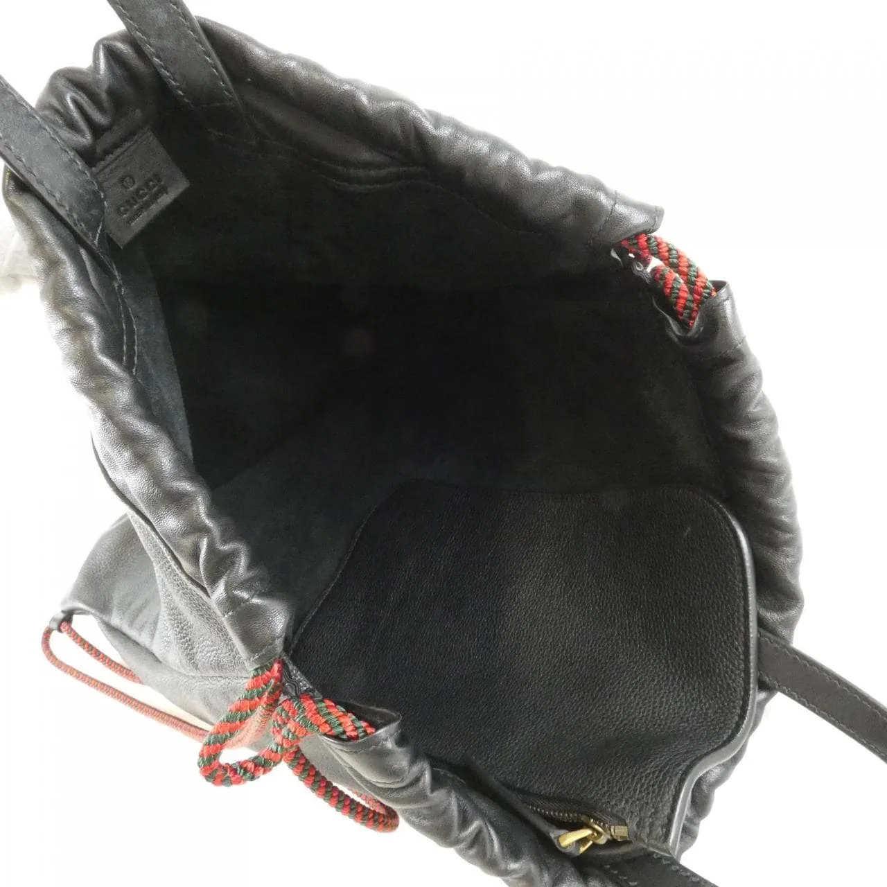 GUCCI 516639 OGCBT 背包 皮革 黑色 皮革 中古品B - 縮圖 8