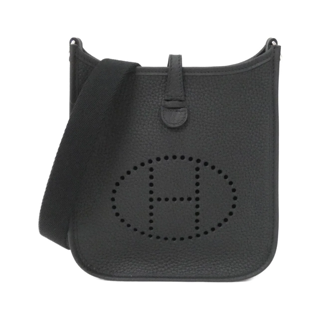 HERMES Evelyne 069426CK Shoulder Clemence Black