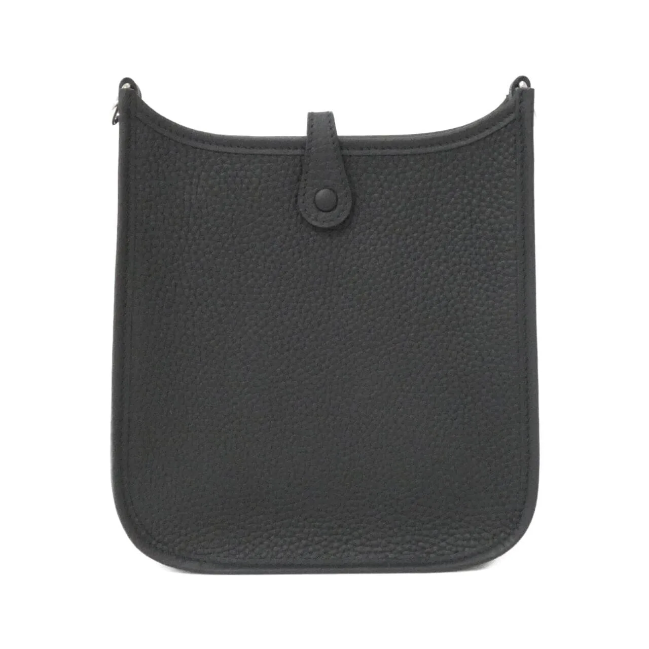 HERMES Evelyne 069426CK Shoulder Clemence 黑色 Clemence 皮 未使用品 - 縮圖 2