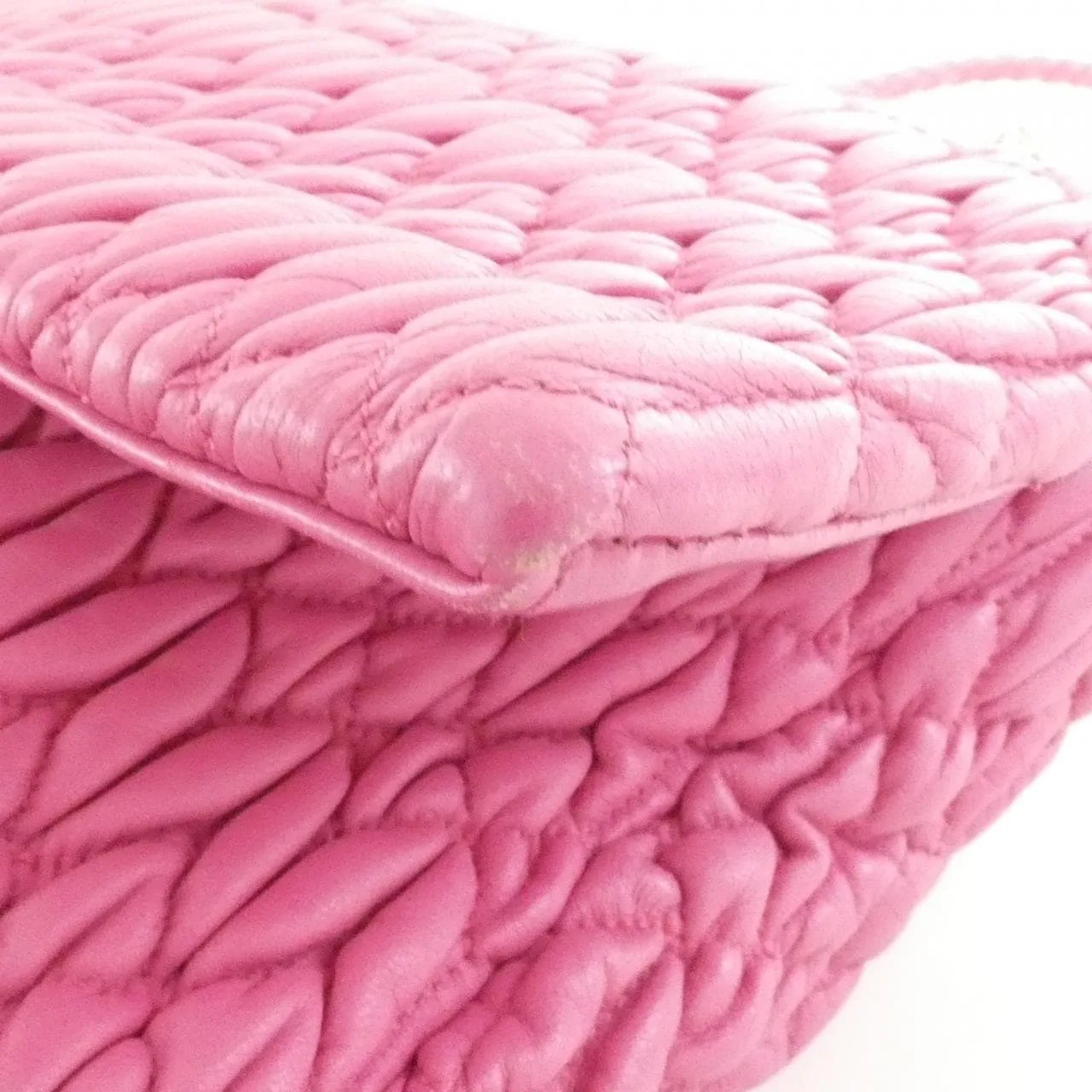 MIU MIU RP0169 Shoulder 黑色 中古品B - 縮圖 4