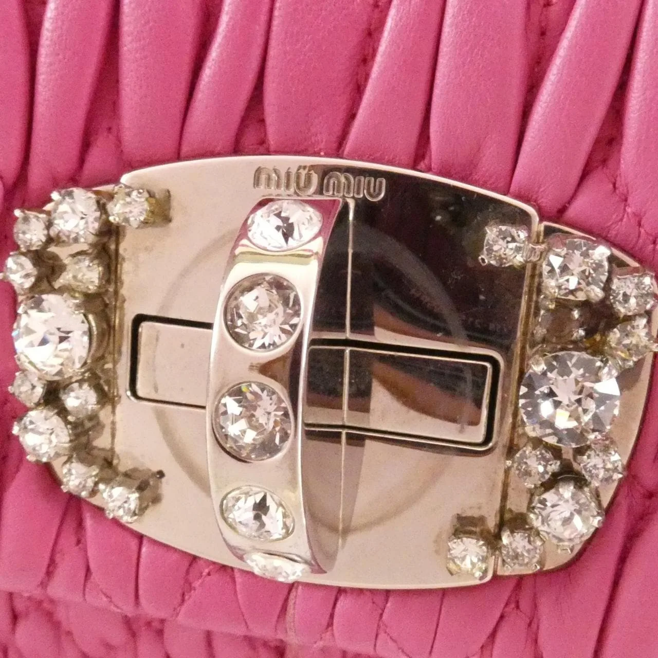 MIU MIU RP0169 Shoulder 黑色 中古品B - 縮圖 5