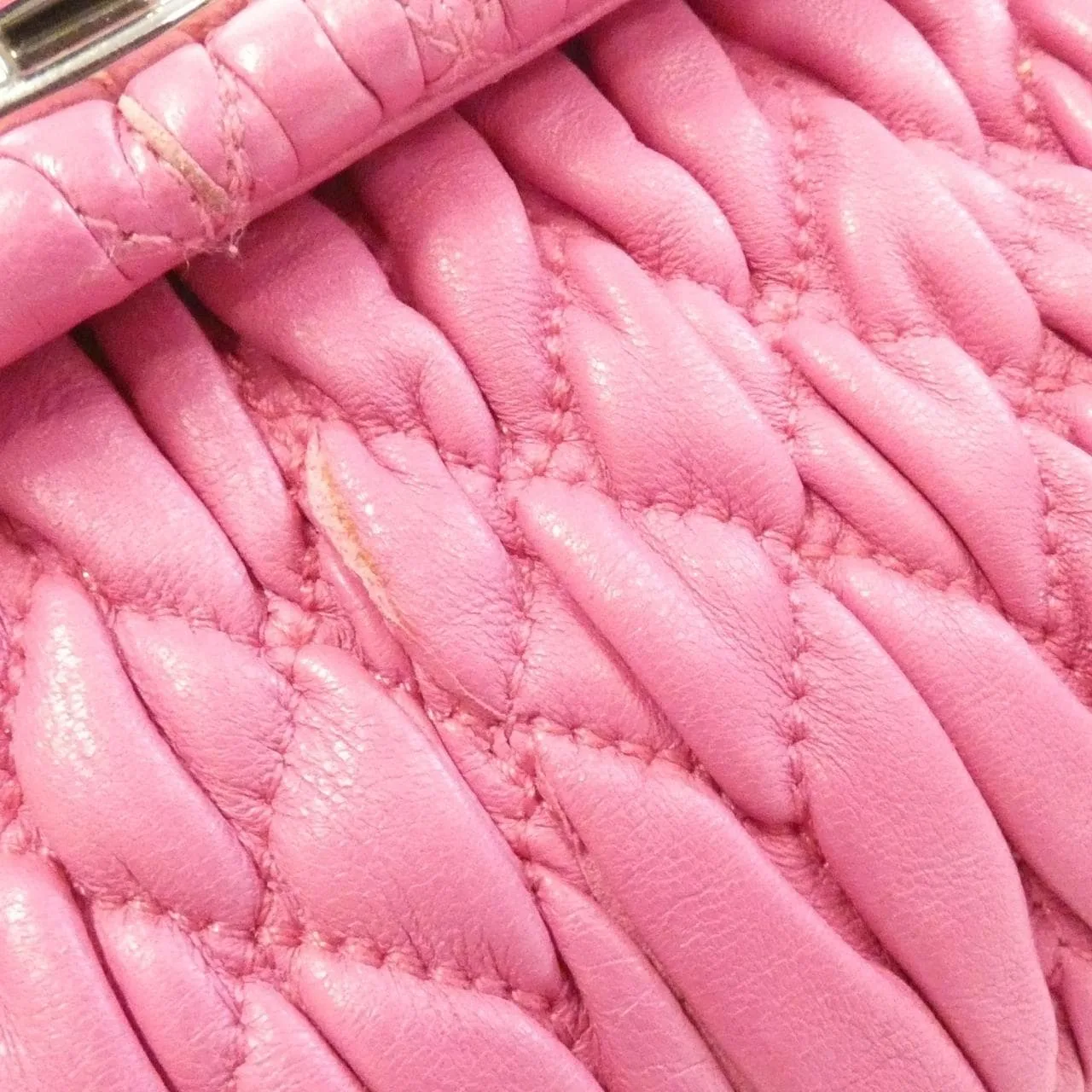 MIU MIU RP0169 Shoulder 黑色 中古品B - 縮圖 6