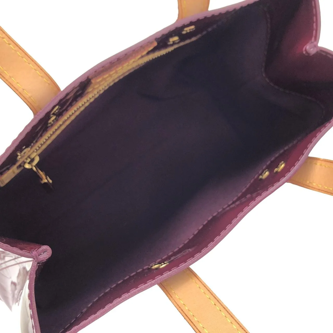 LOUIS VUITTON M93578 Handbag Vernis Black Vernis Rank A - Thumbnail 5