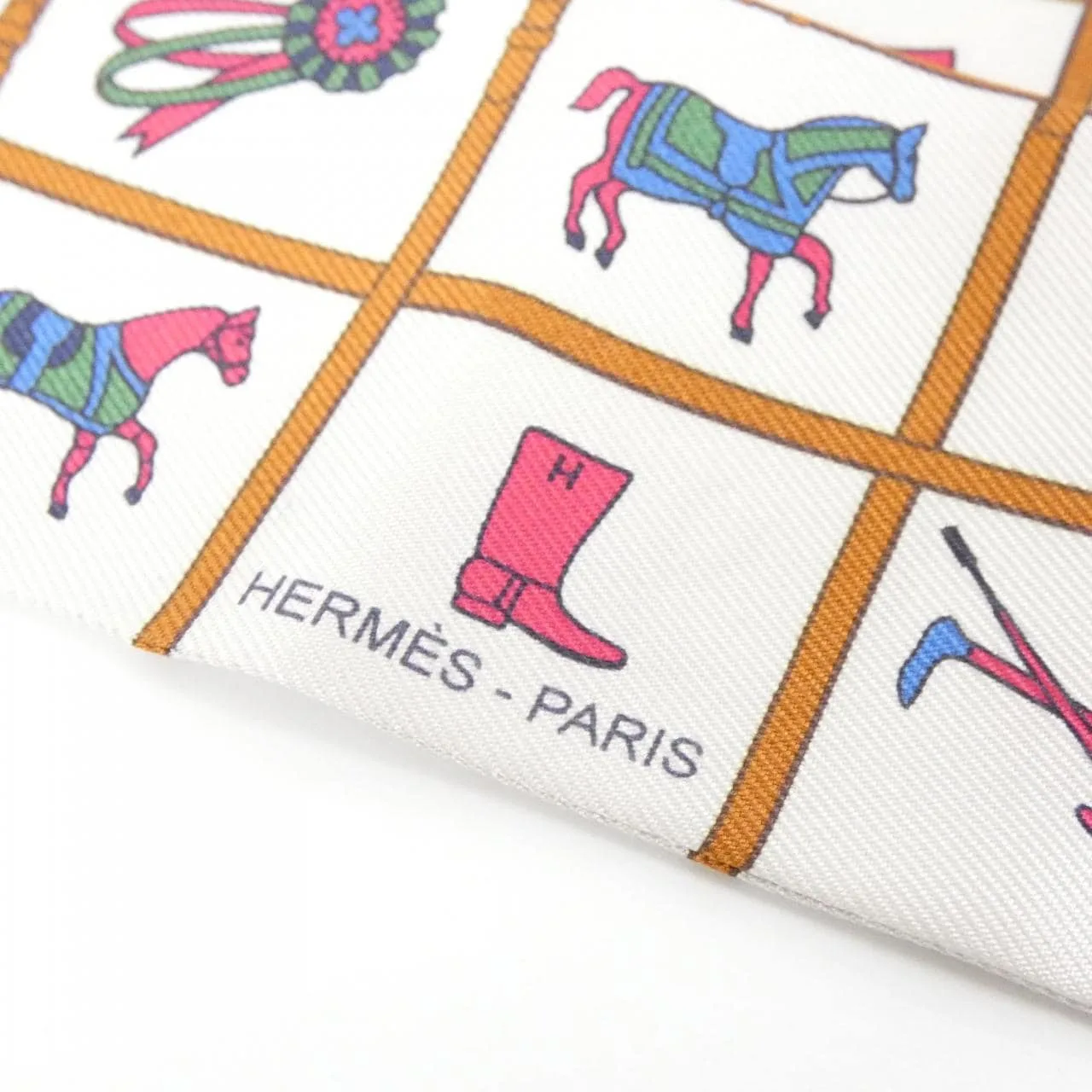 HERMES 061356S Scarf Black Rank A - Thumbnail 3