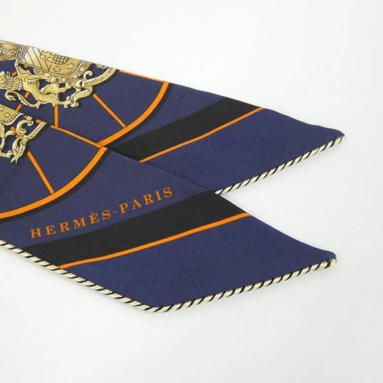 HERMES 853932S Scarf Black Rank A - Thumbnail 2