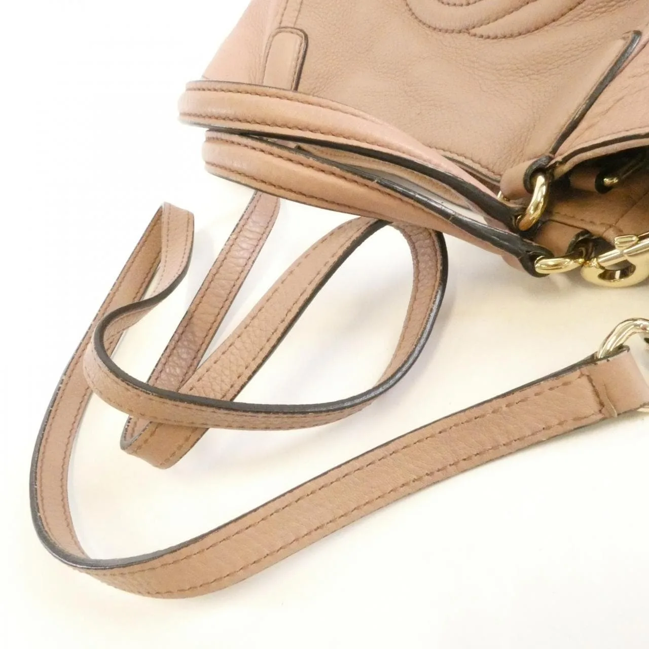 GUCCI 336751 A7M0J Handbag Leather Black Leather Rank B - Thumbnail 7