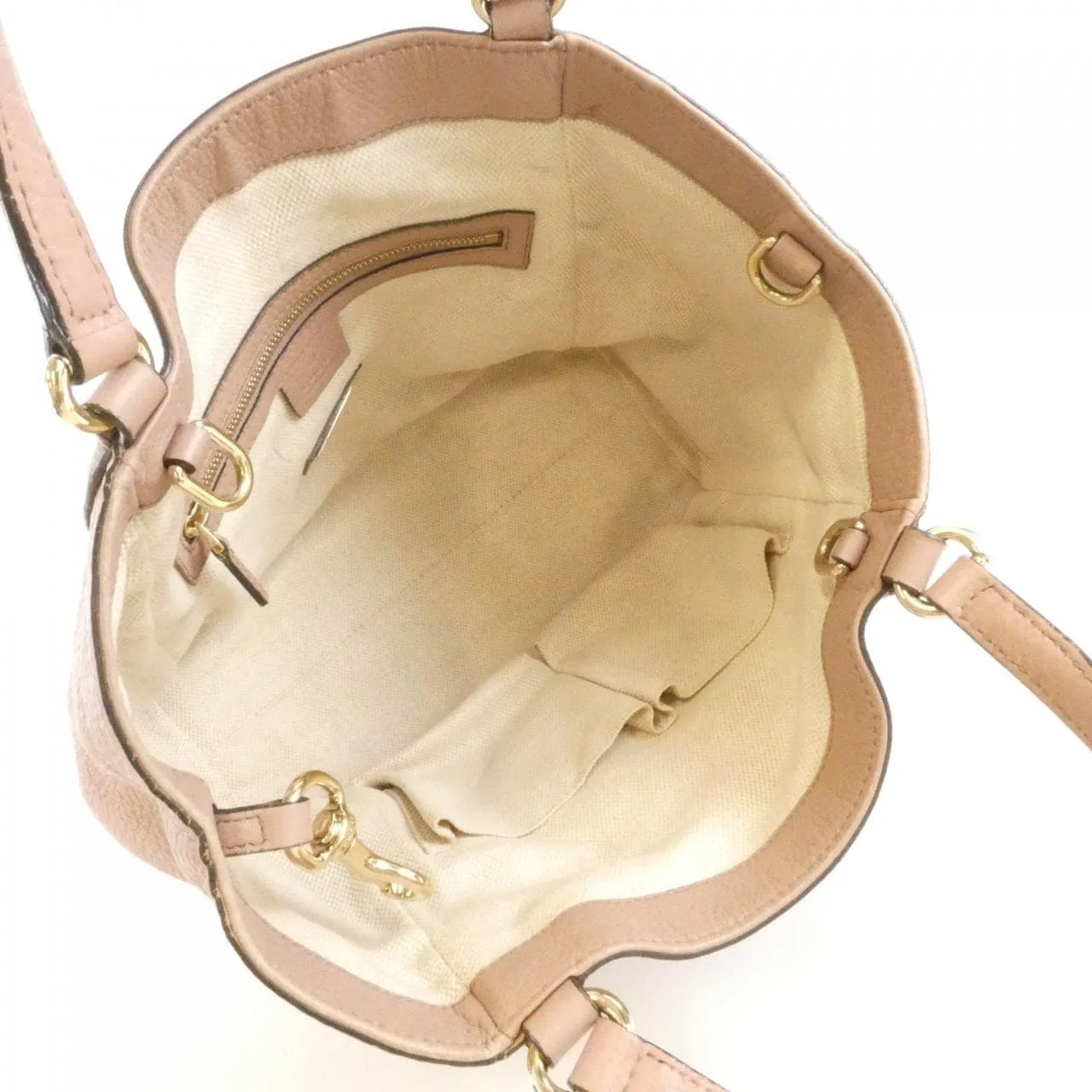 GUCCI 336751 A7M0J Handbag Leather Black Leather Rank B - Thumbnail 9