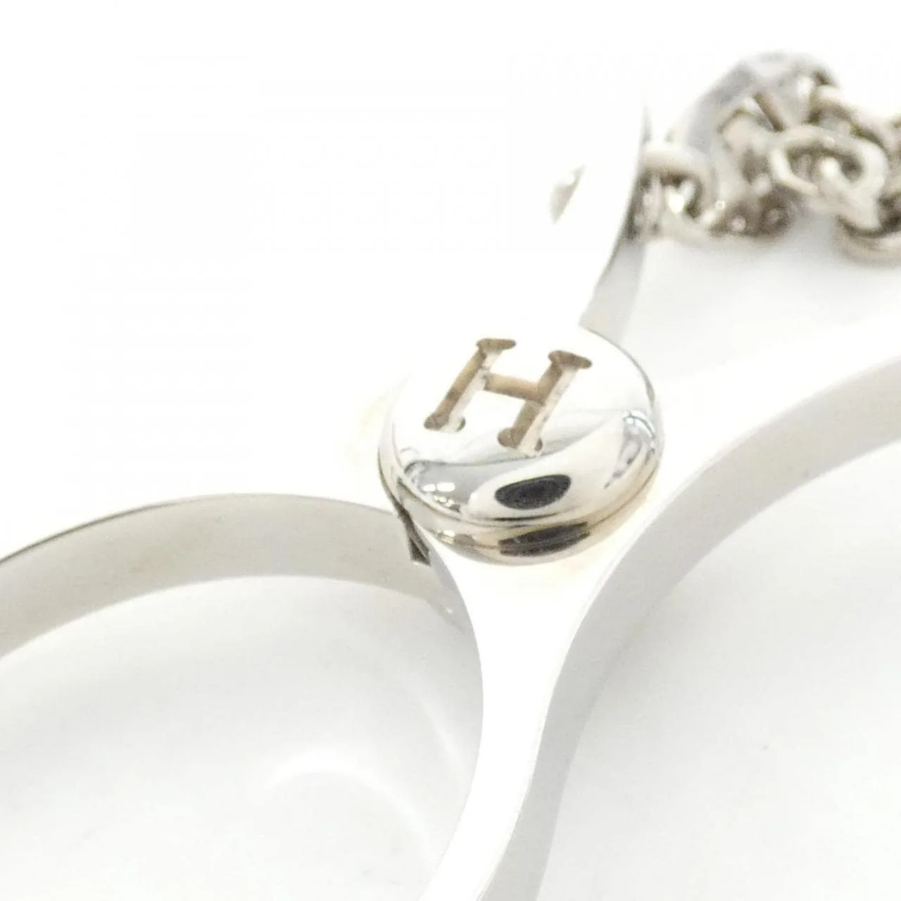 HERMES 000833G Wallet Silver Rank A - Thumbnail 4