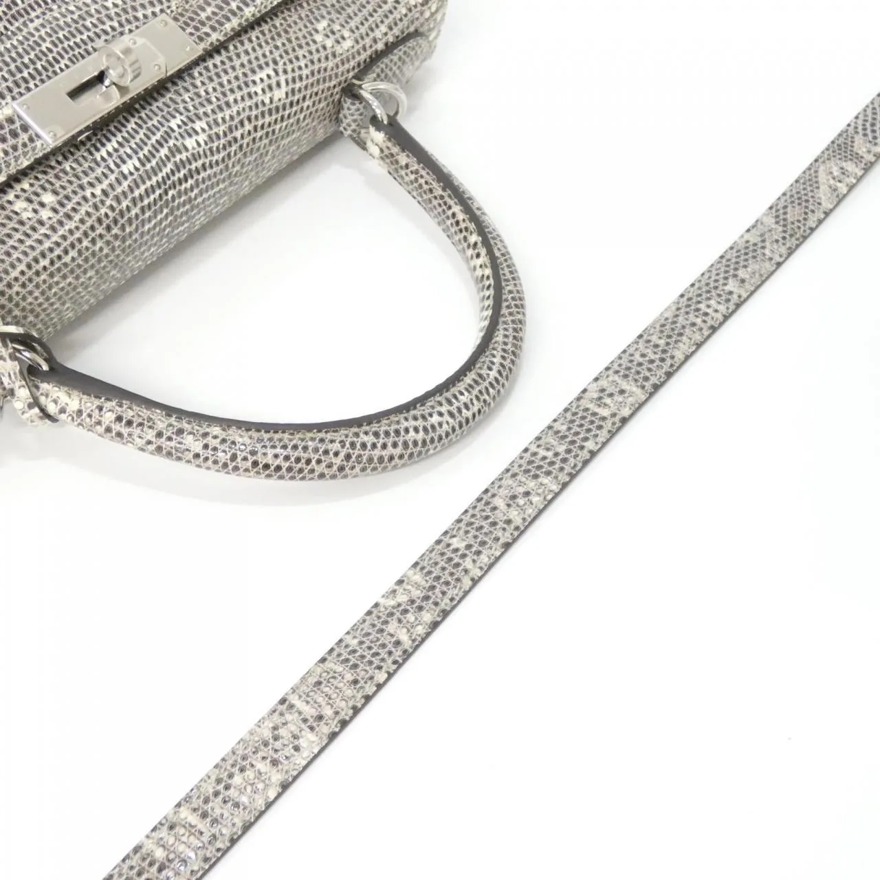 HERMES Kelly 078977CK Handbag Black Rank A - Thumbnail 5