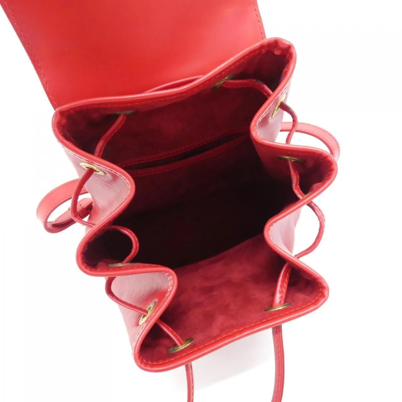 LOUIS VUITTON Montsouris Backpack Epi 紅色 Epi 中古品A - 縮圖 6