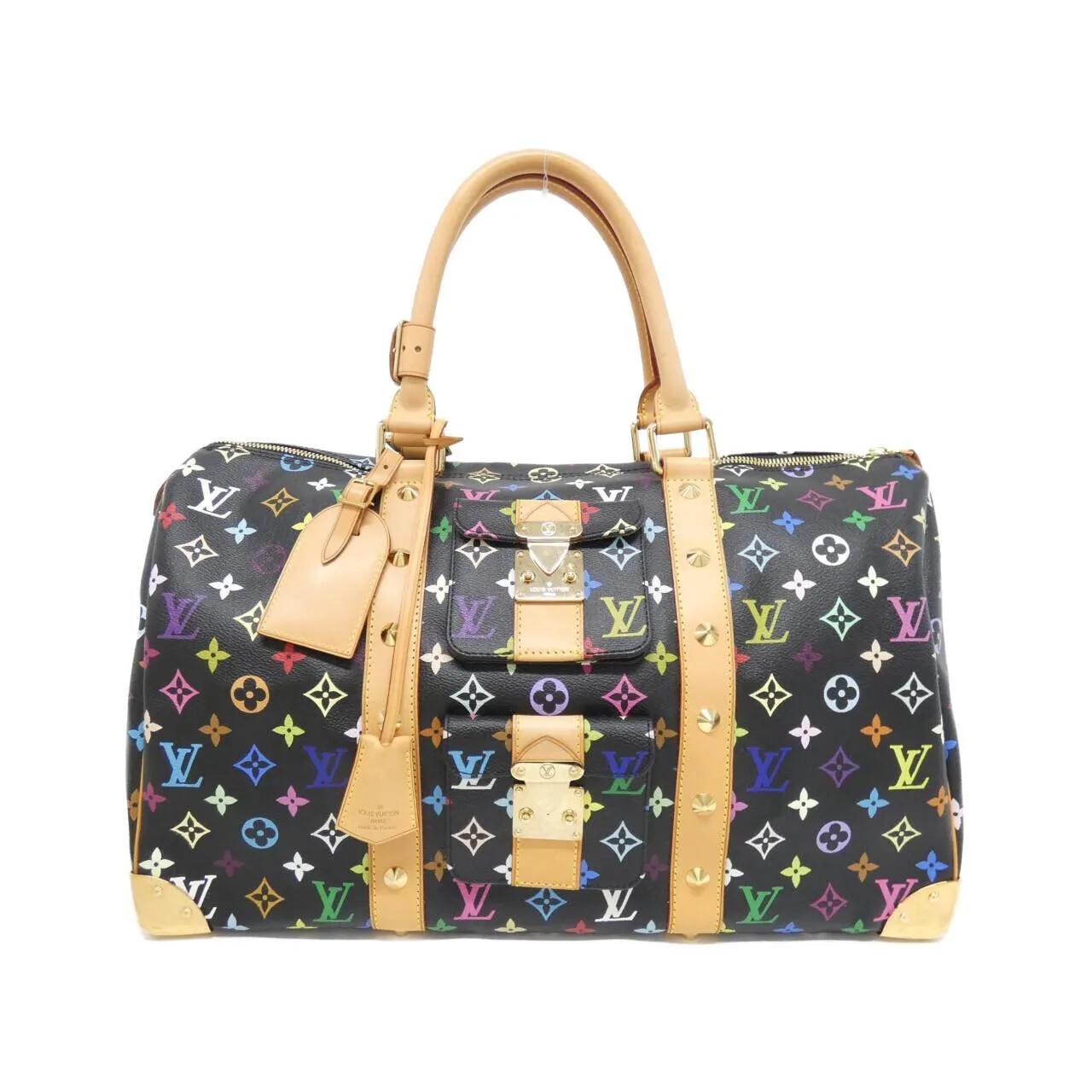 LOUIS VUITTON Keepall M92640 Boston Canvas Multicolor