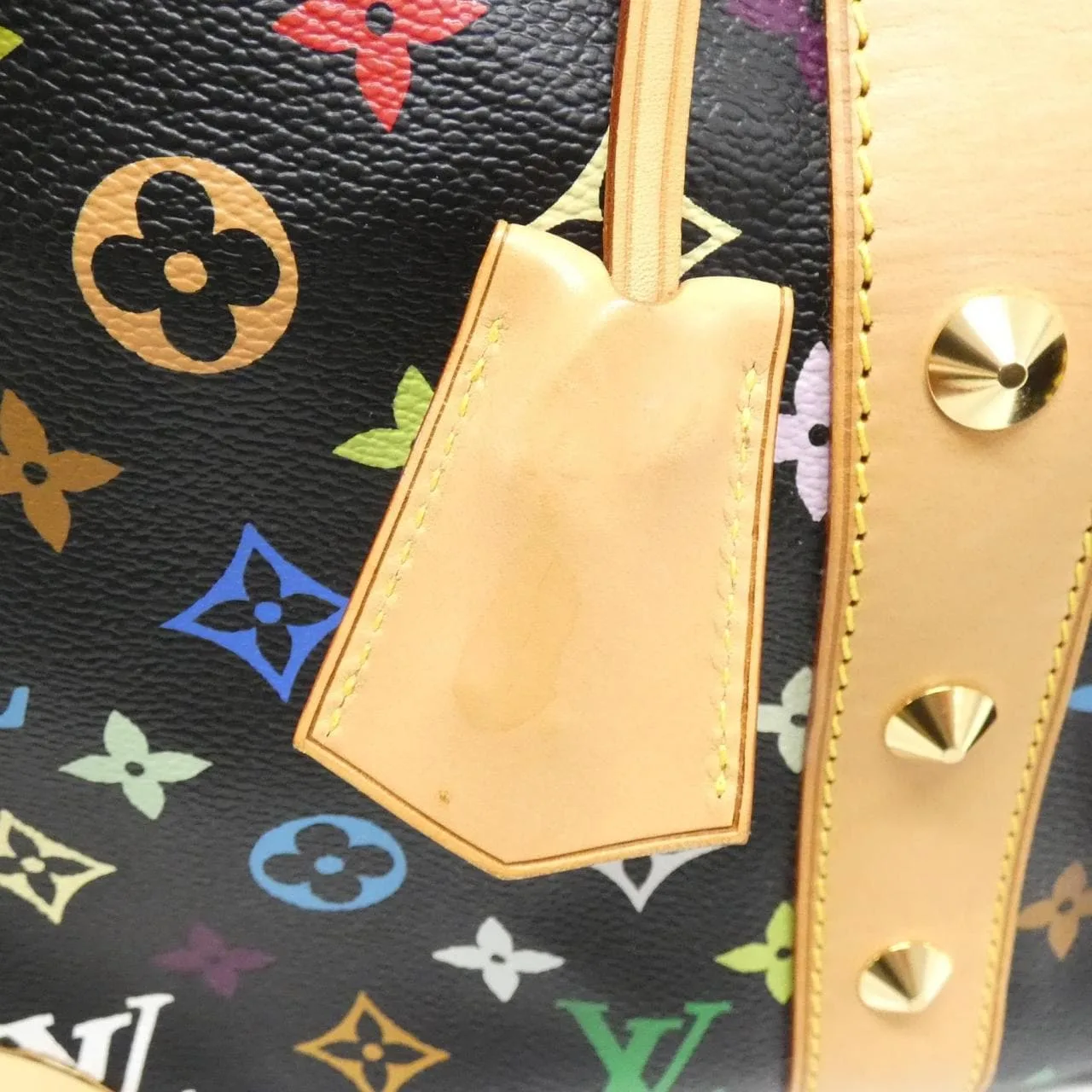 LOUIS VUITTON Keepall M92640 Boston Canvas Multicolor 帆布 中古品A - 縮圖 4