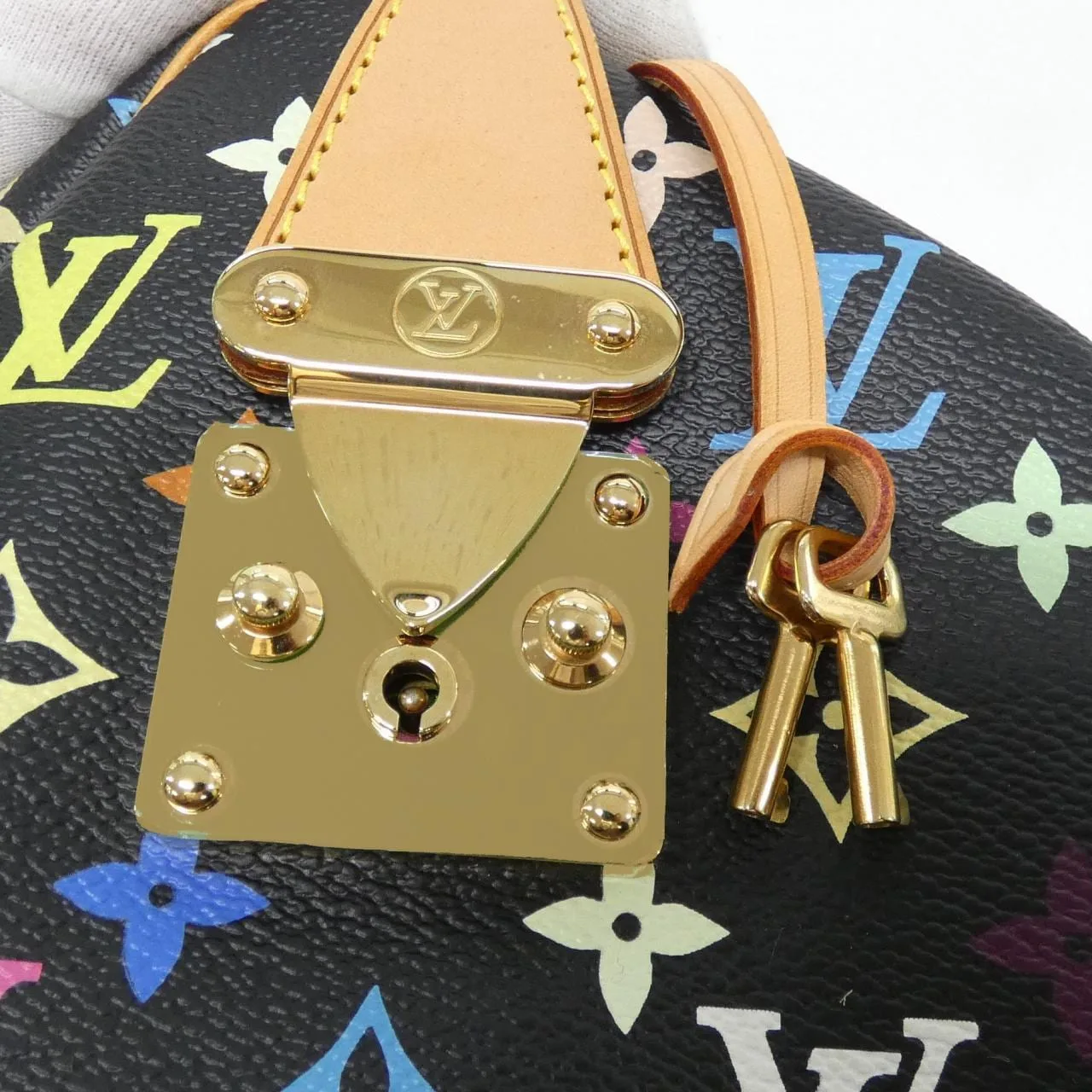 LOUIS VUITTON Keepall M92640 Boston Canvas Multicolor 帆布 中古品A - 縮圖 5