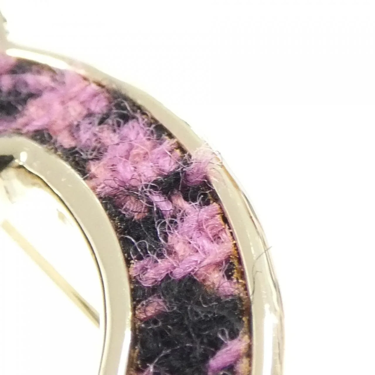 CHANEL AB9482 Accessories Tweed 黑色 粗花呢 中古品A - 縮圖 3