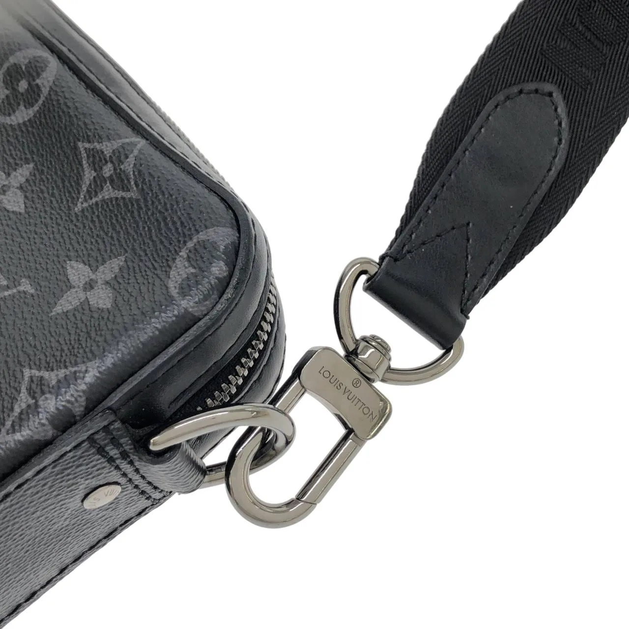 LOUIS VUITTON Eclipse M69443 Shoulder Monogram 黑色 Monogram 中古品A - 縮圖 4