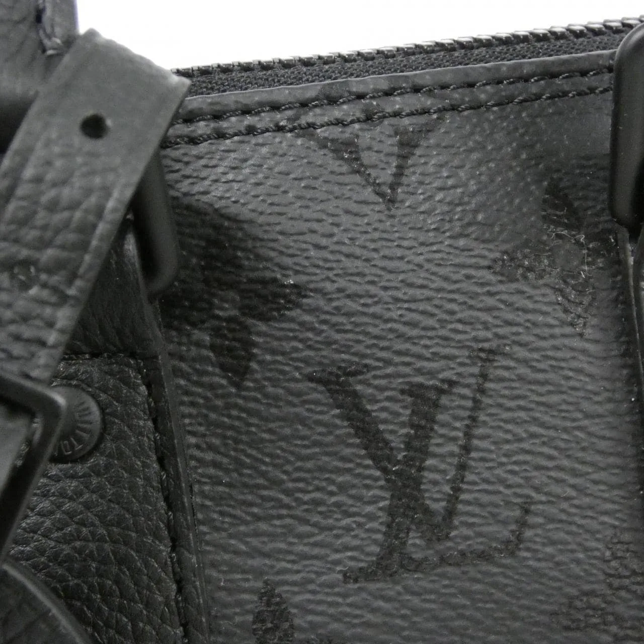 LOUIS VUITTON M28369 Handbag Leather 黑色 皮革 中古品A - 縮圖 5