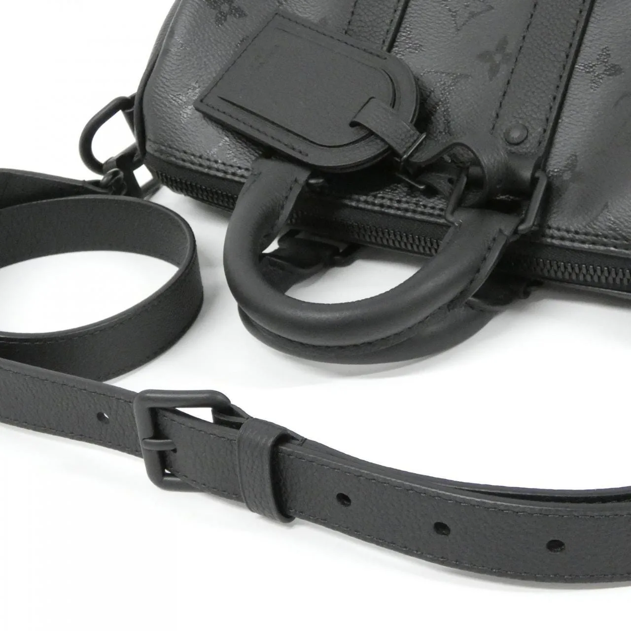 LOUIS VUITTON M28369 Handbag Leather 黑色 皮革 中古品A - 縮圖 7