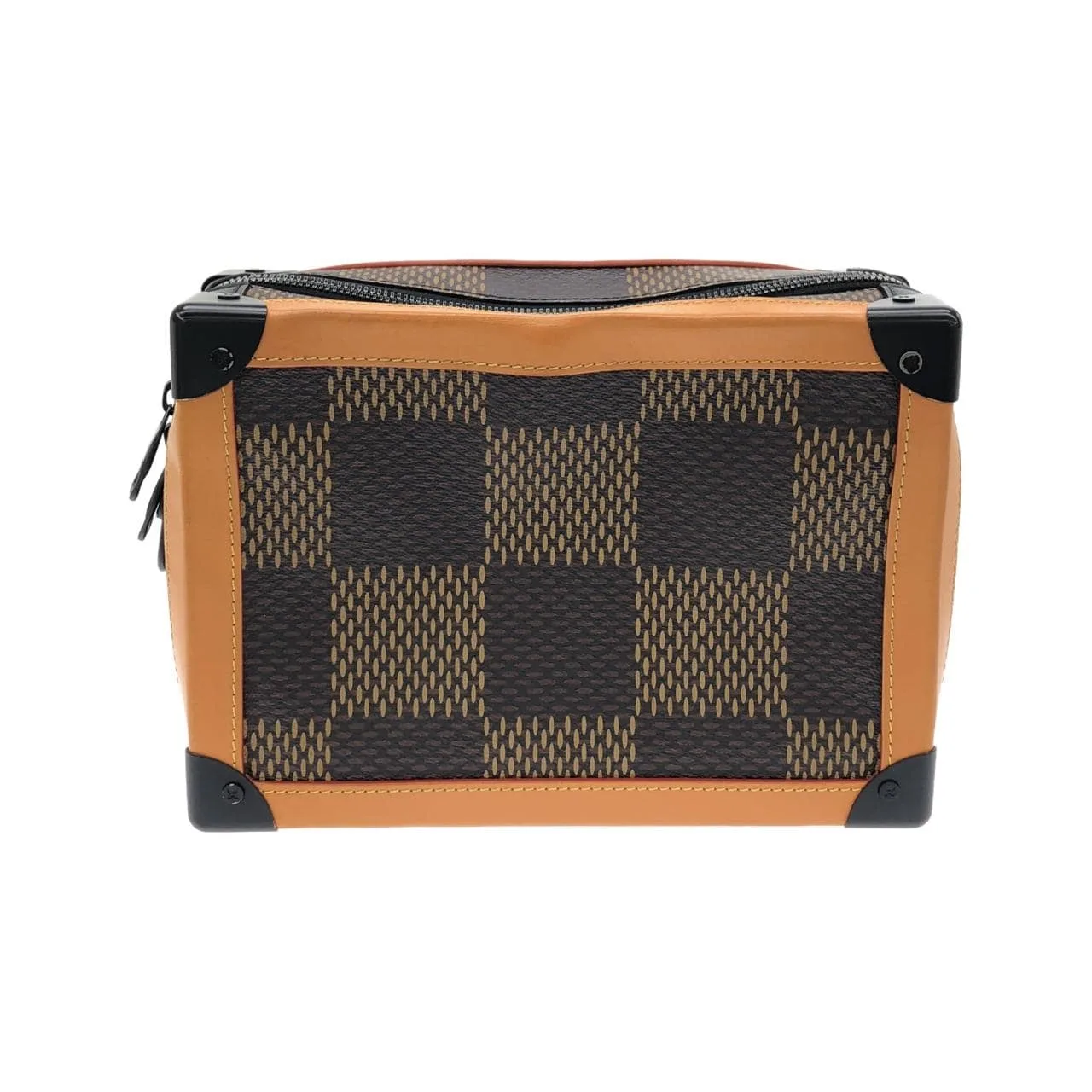 LOUIS VUITTON Soft Trunk N40381 Shoulder Damier 黑色 Damier 中古品A - 縮圖 2