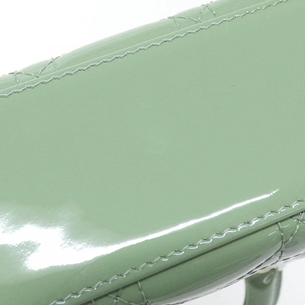 DIOR Lady Dior M0505OWCB Handbag Patent Leather 黑色 漆皮 中古品A - 縮圖 3