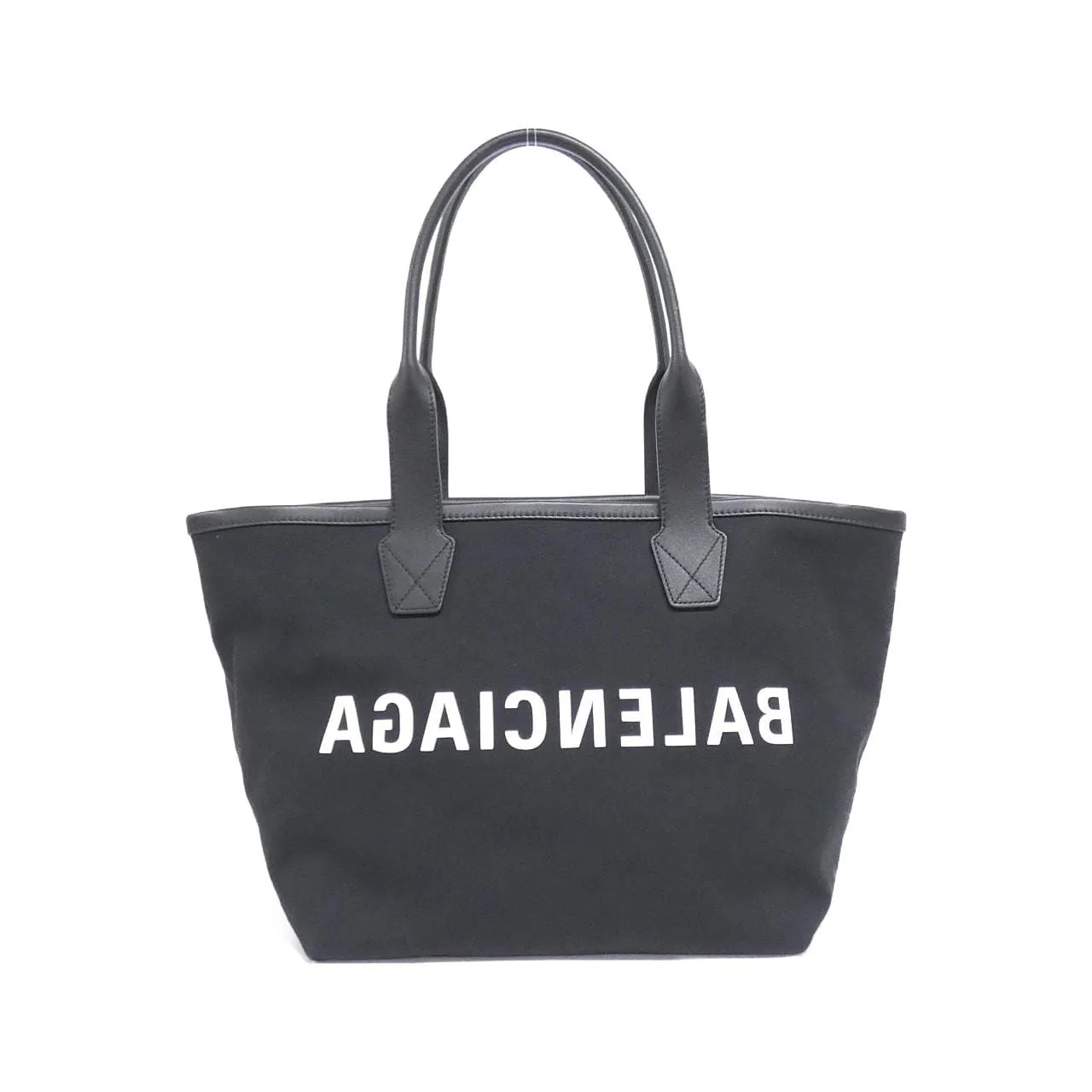 BALENCIAGA Cabas 692068 2AABU Tote Canvas Black