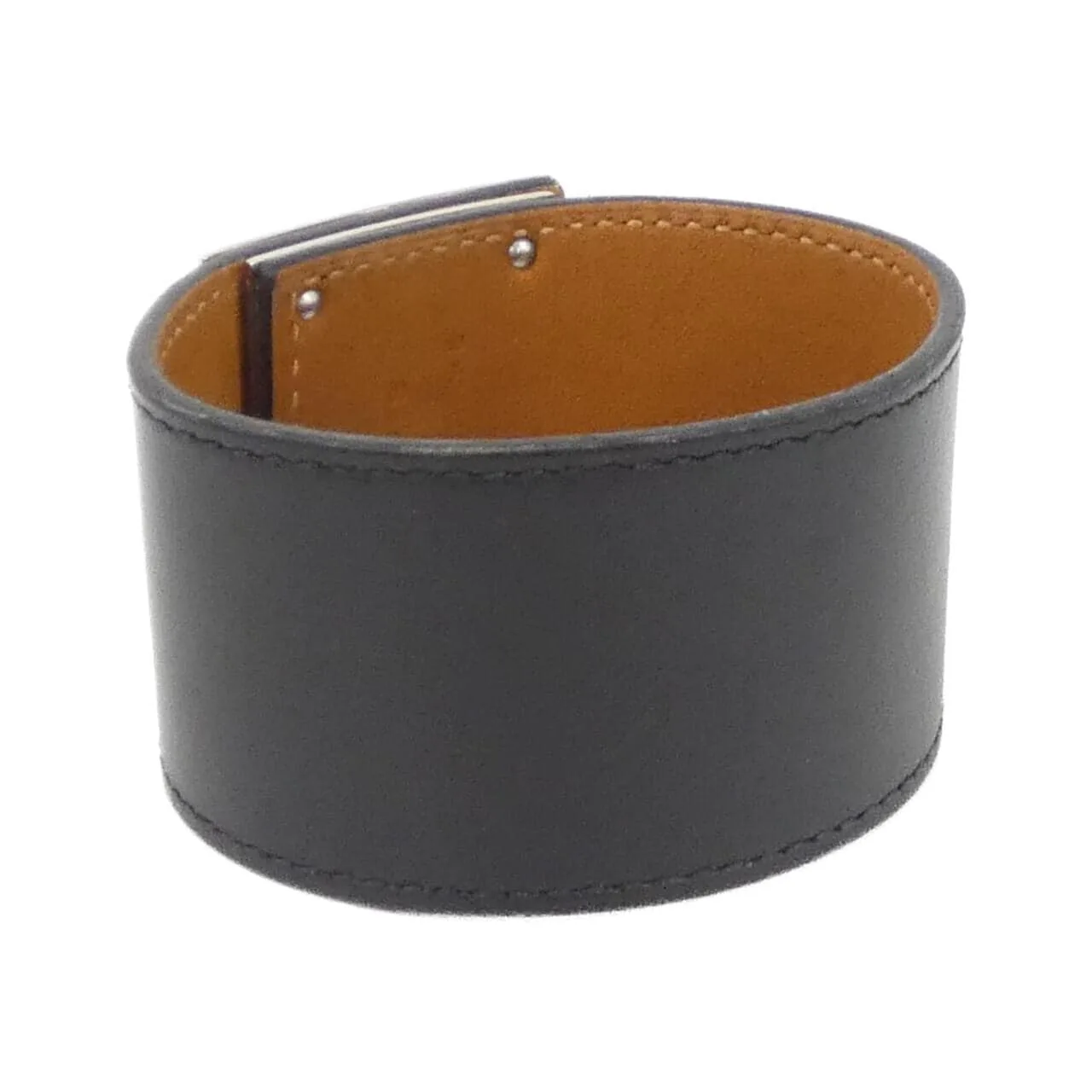 HERMES Kelly 072929CK Accessories Swift Black Swift Leather Rank A - Thumbnail 2