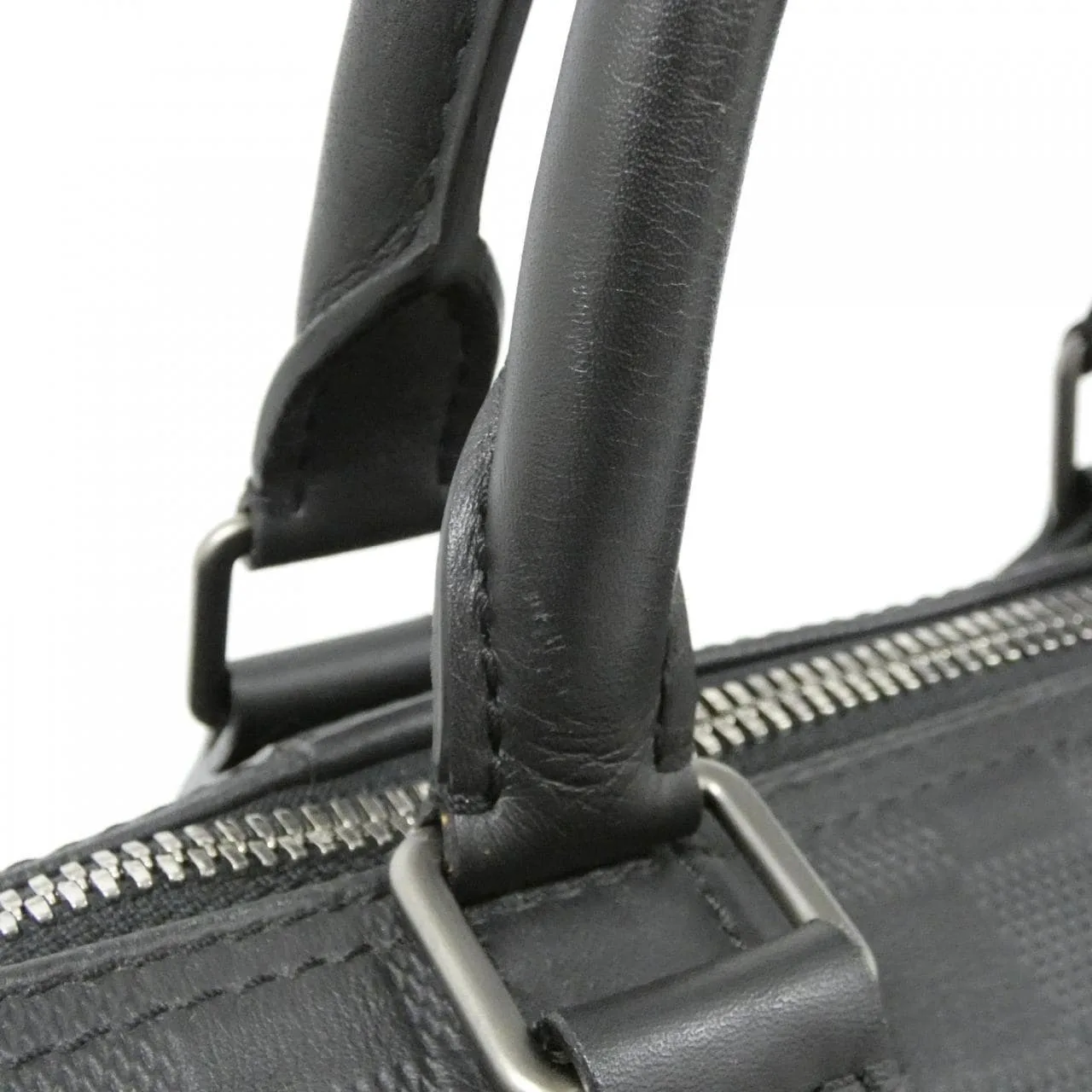 LOUIS VUITTON Keepall N41145 Boston Damier 黑色 Damier 中古品B - 縮圖 7